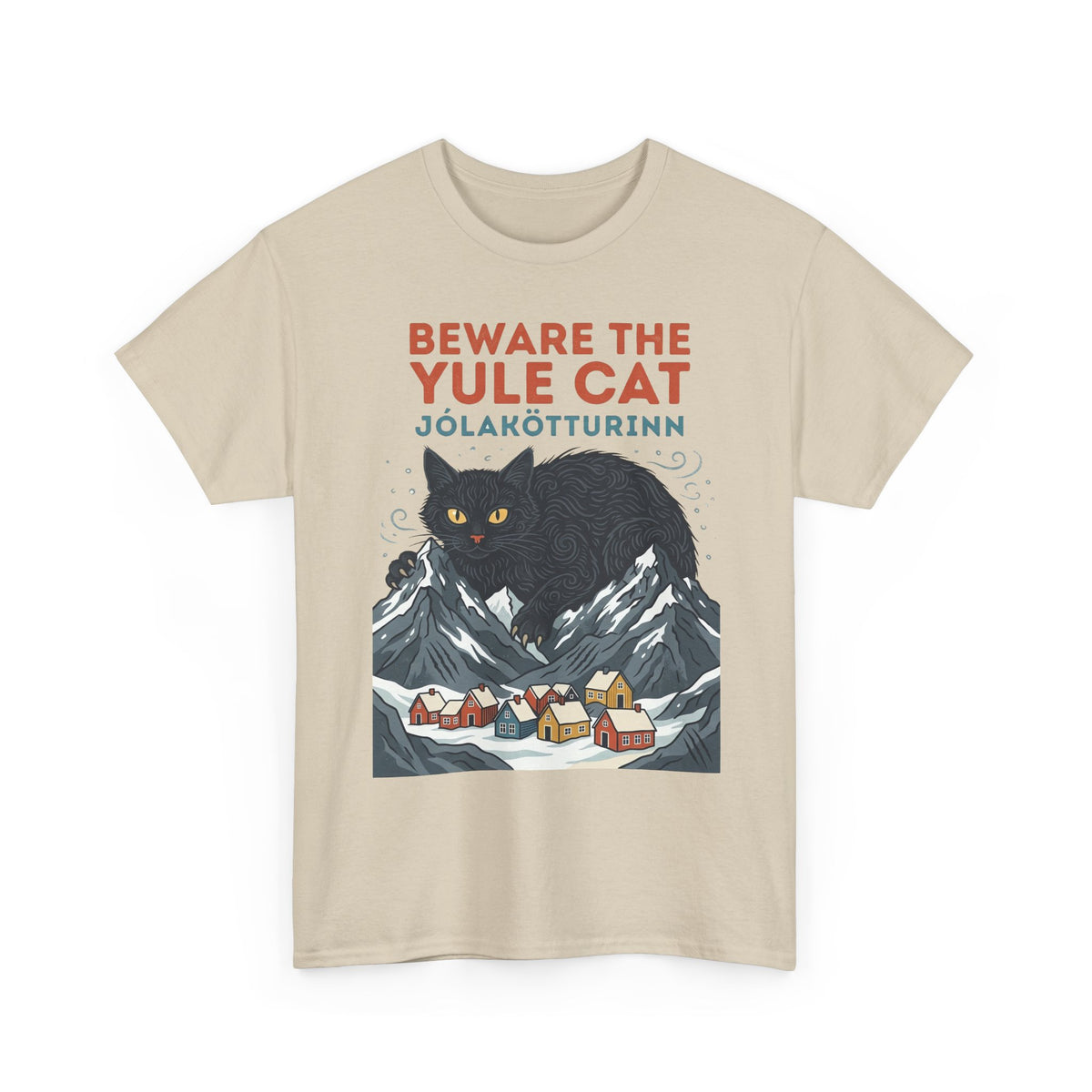 Beware the Yule Cat T-Shirt Holiday Tee
