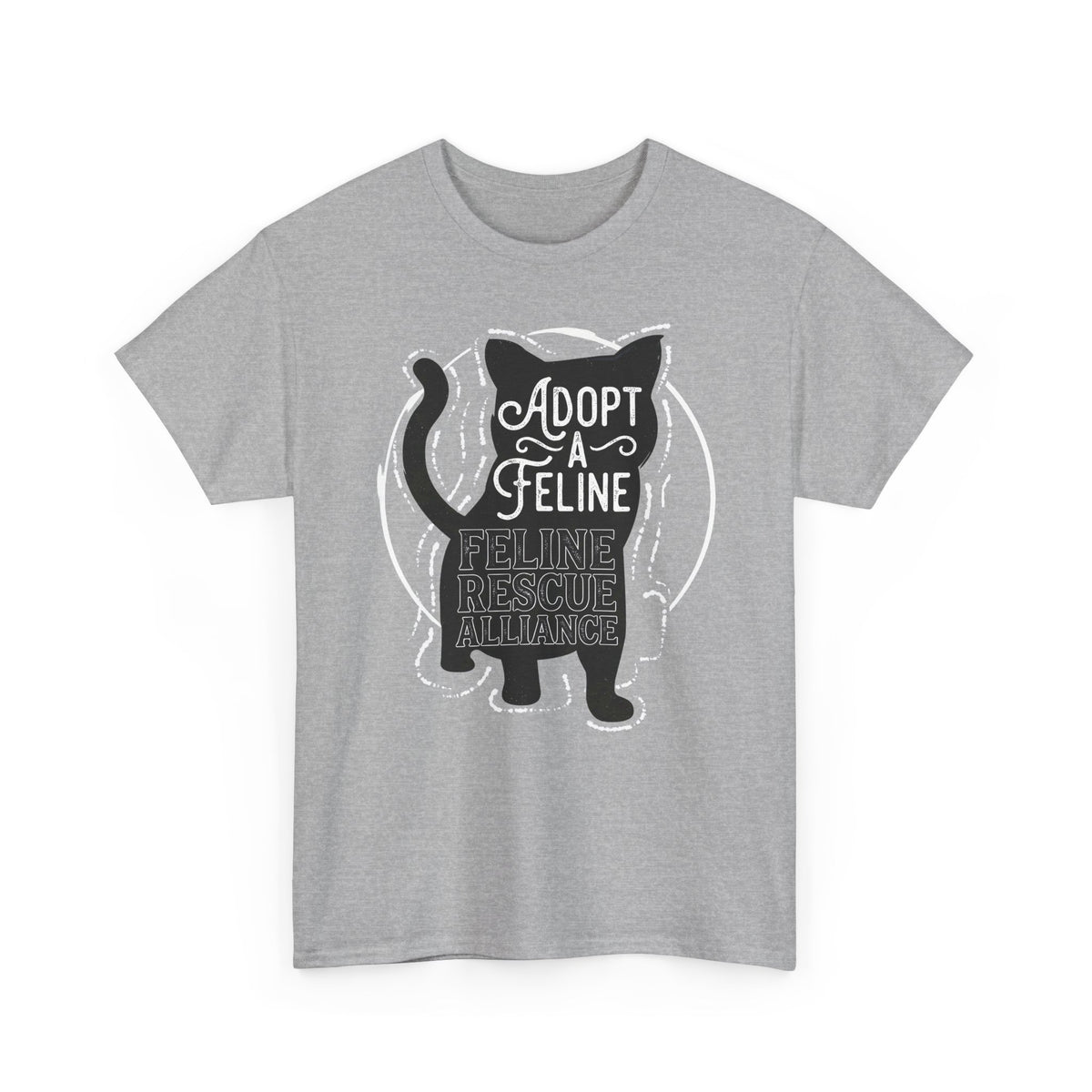Adopt a Feline T-Shirt – Feline Rescue Alliance Cat Shirt, Cat Lover Graphic Tee