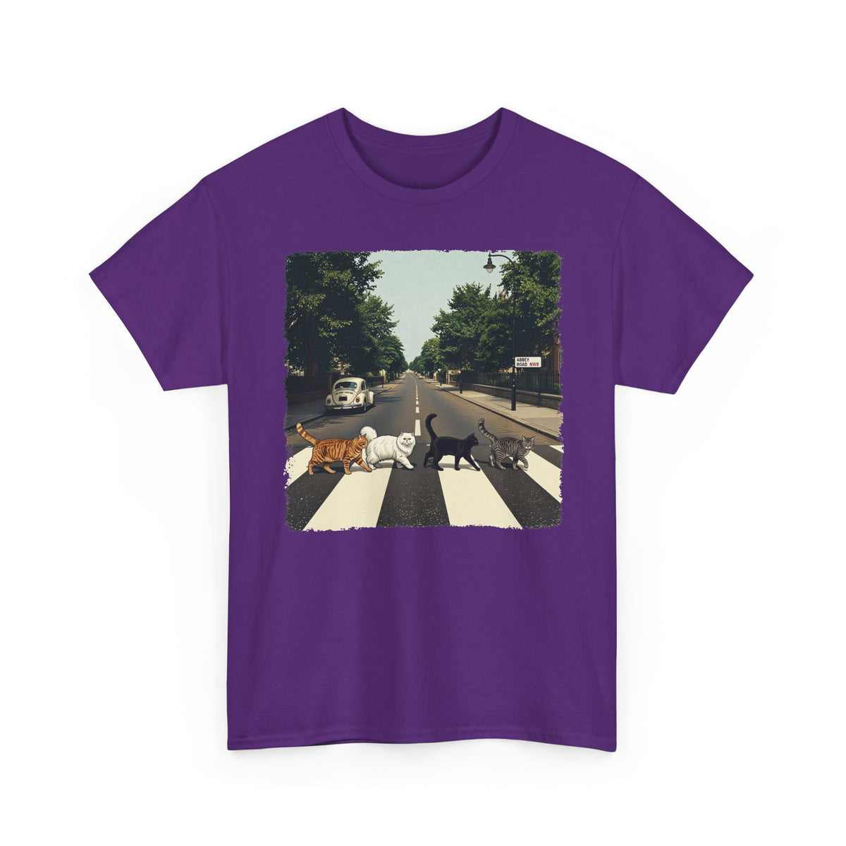 Cat Crossing Graphic Tee