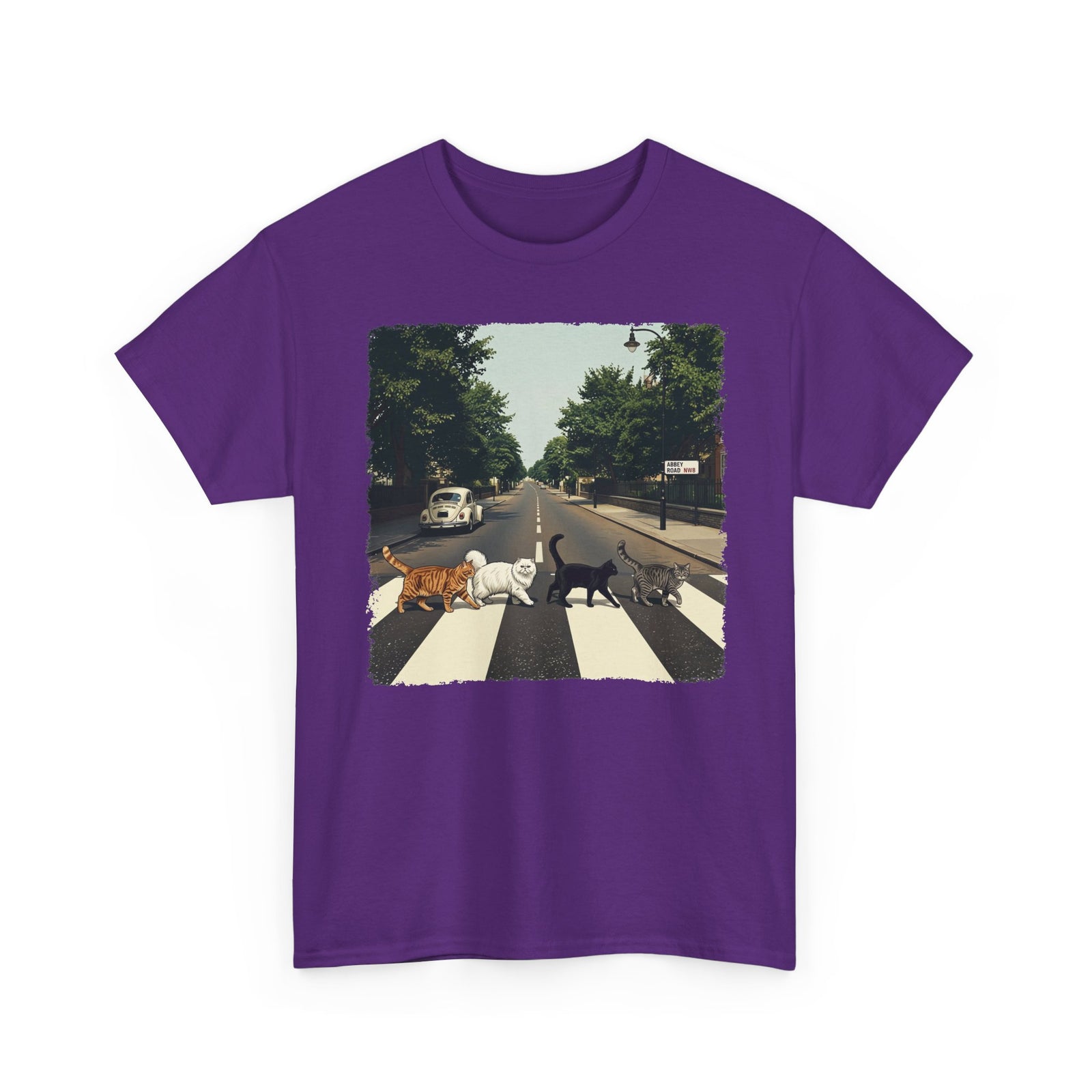 Cat Crossing Graphic Tee