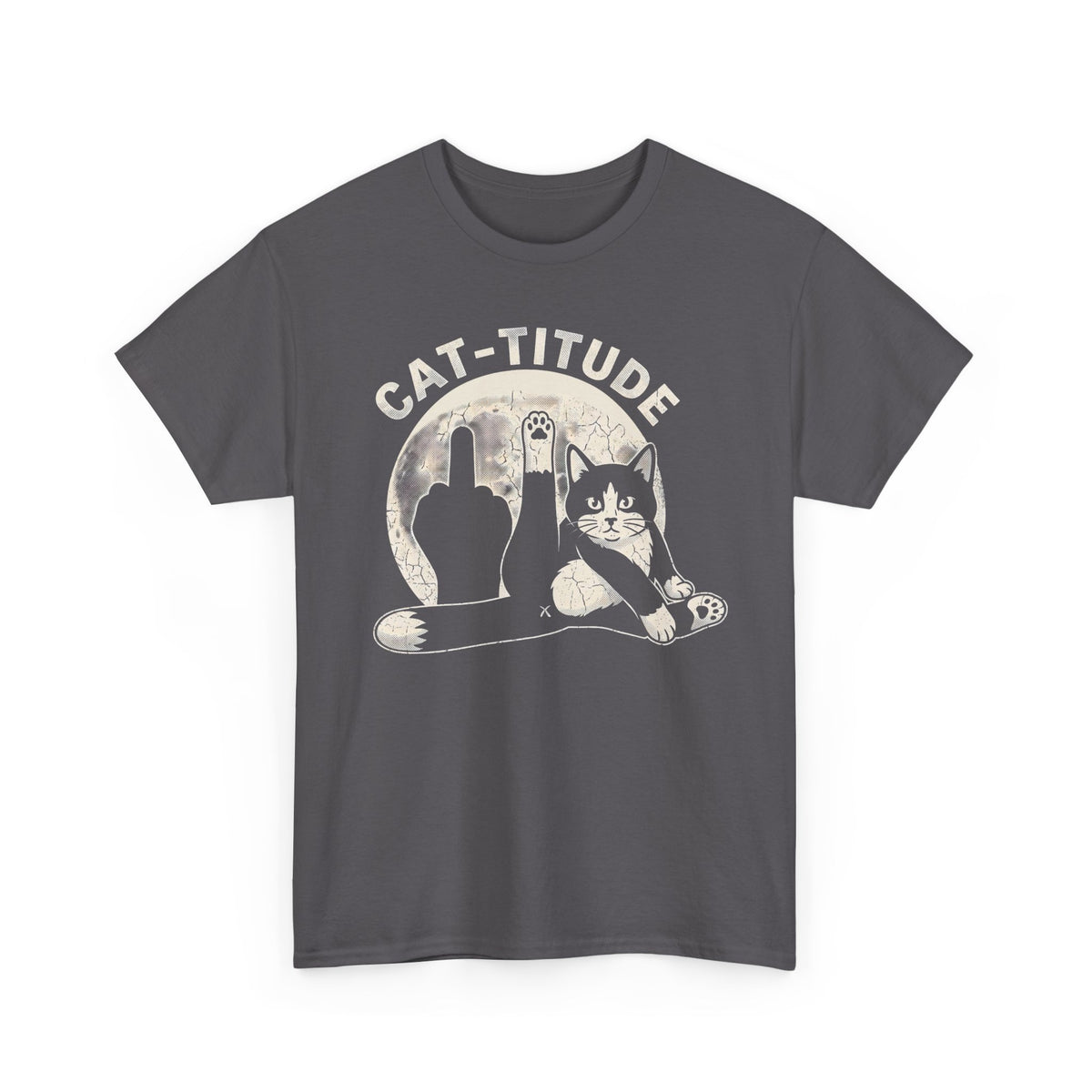 Cattitude T-Shirt — Funny Cat Attitude Tee