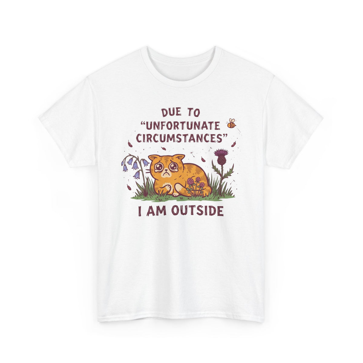 I'm Outside Funny Cat T-Shirt