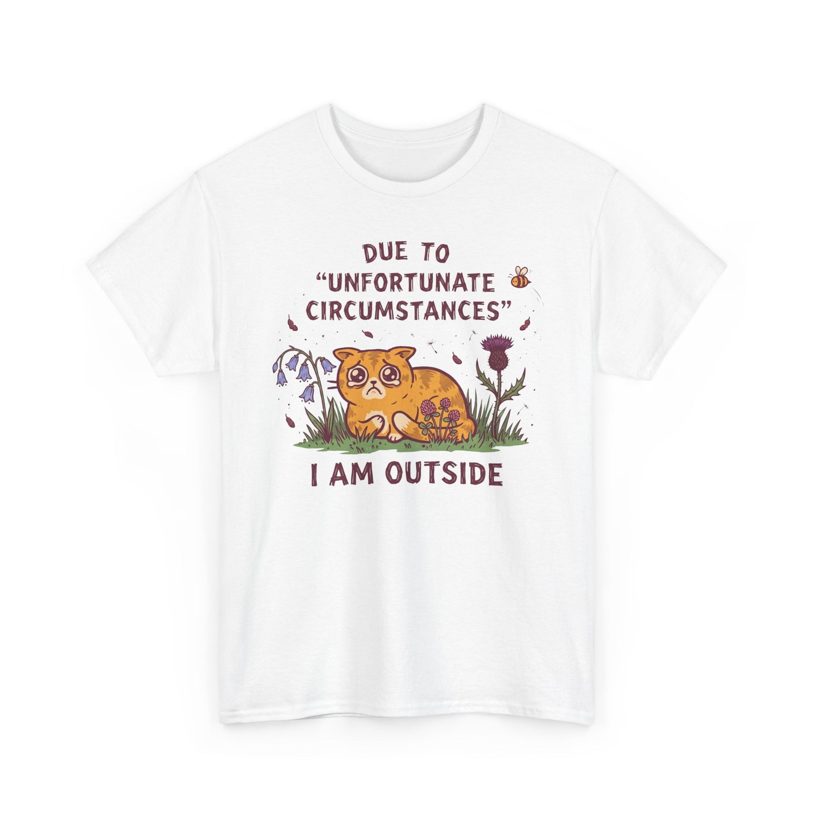 I'm Outside Funny Cat T-Shirt