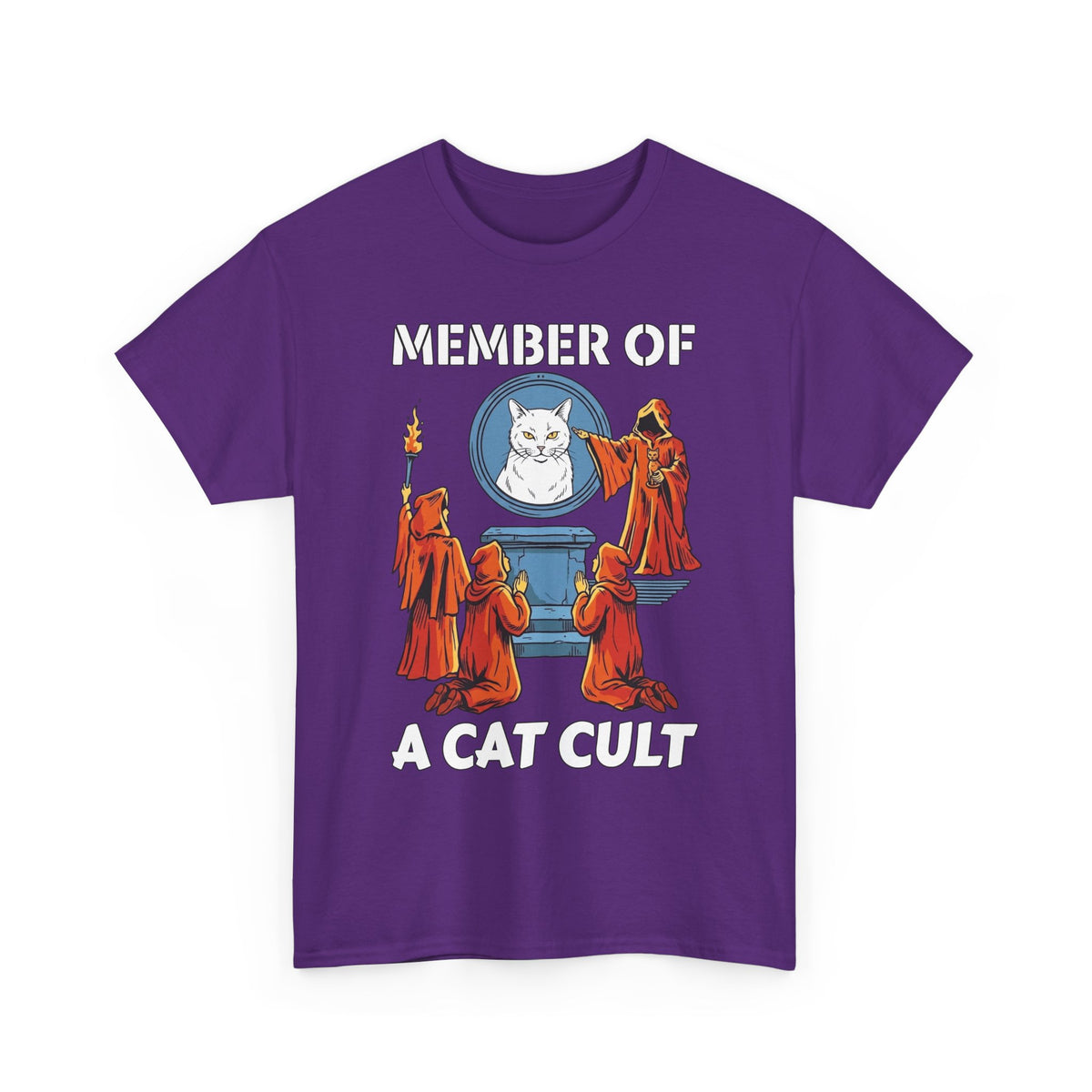 Member of a Cat Cult T-Shirt — Funny Cat Lover Tee