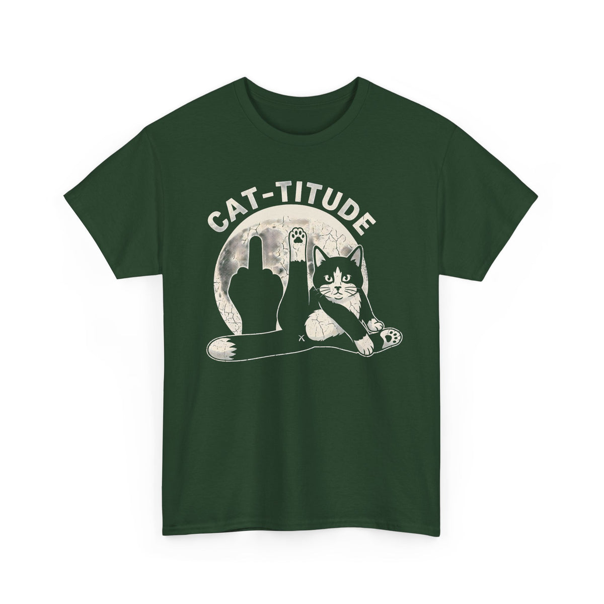 Cattitude T-Shirt — Funny Cat Attitude Tee
