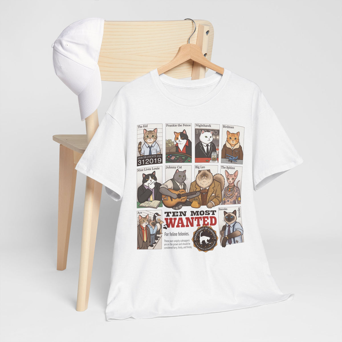 Cats Wanted T-Shirt — Funny Cat Lover Tee