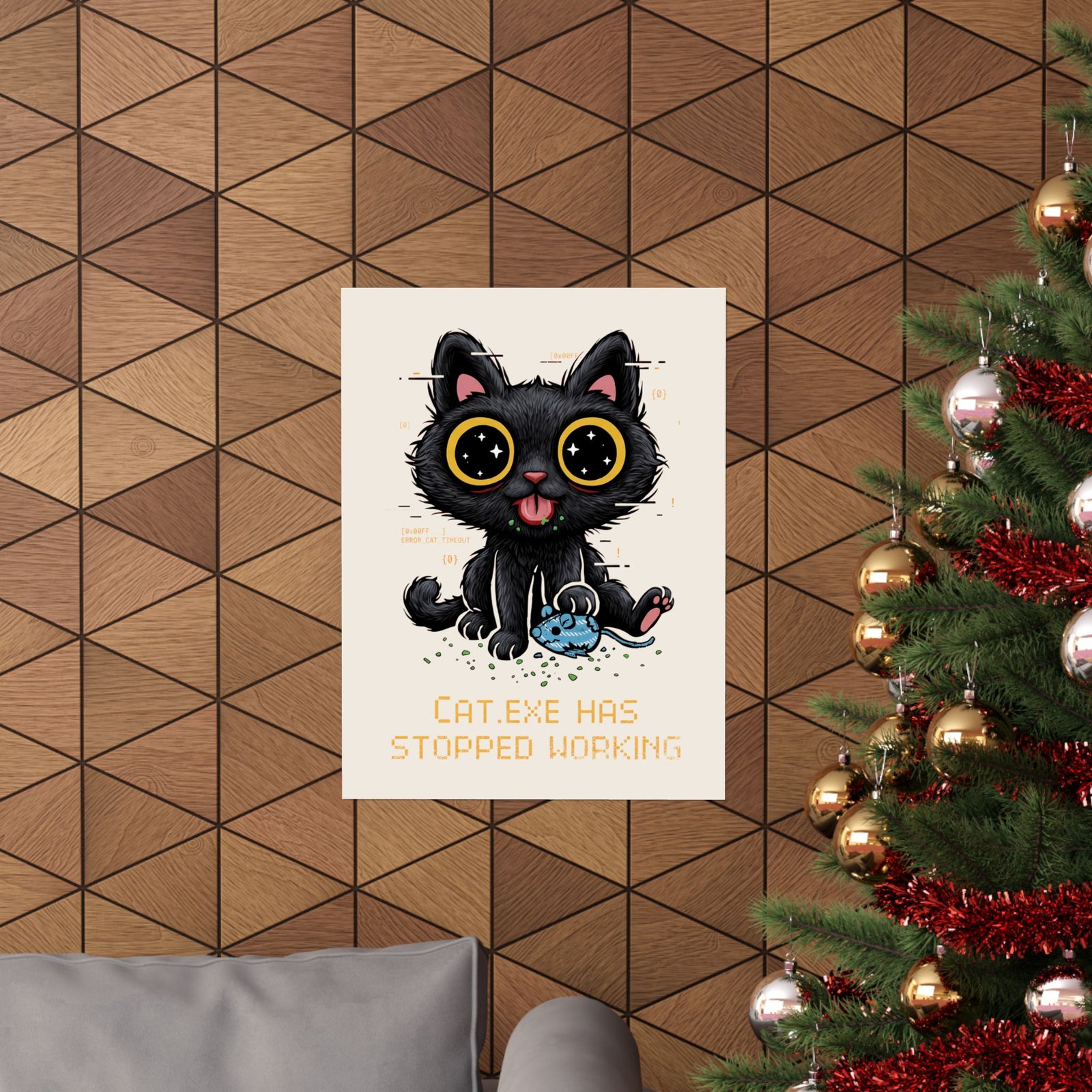 CAT.EXE Has Stopped Working Poster