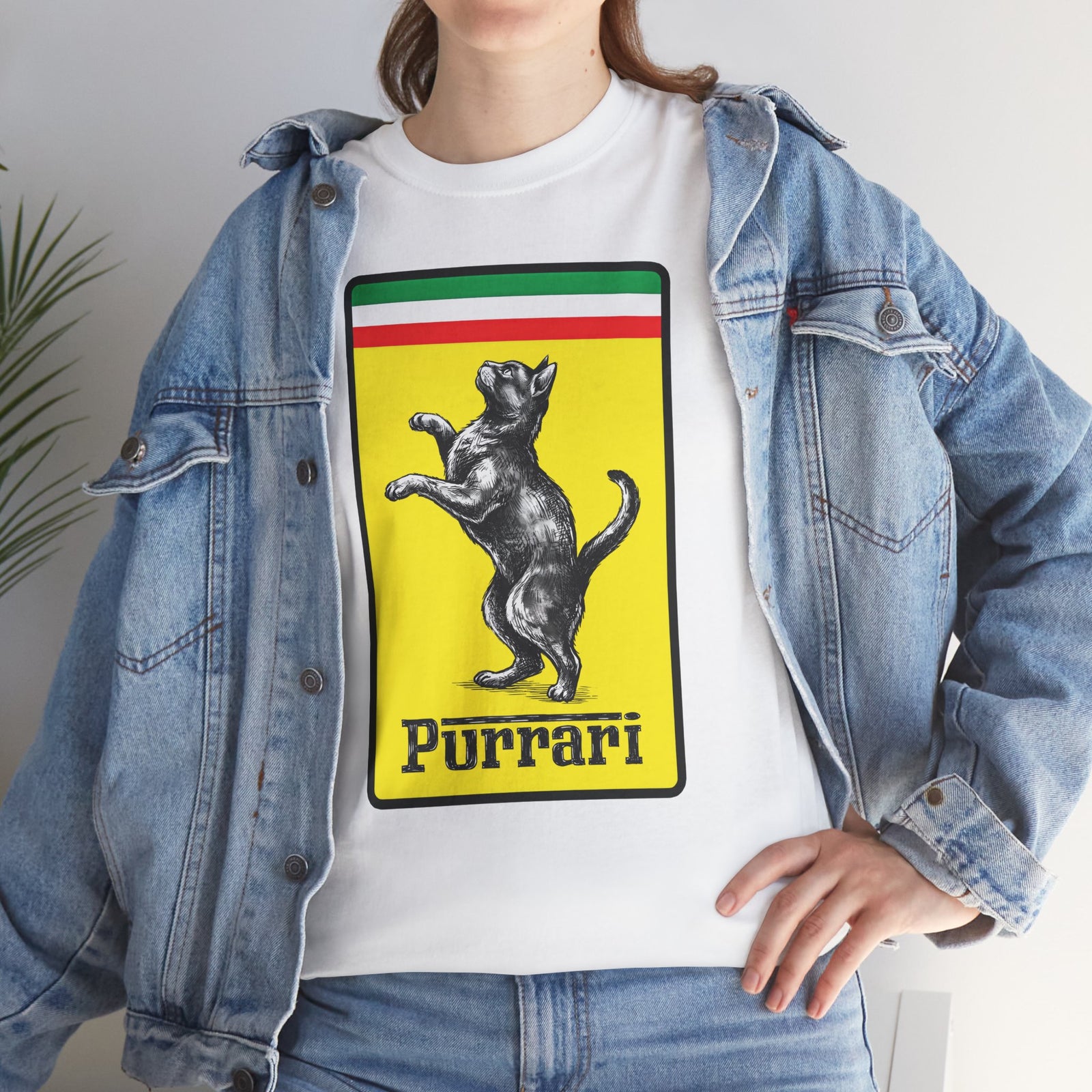 Purrari Tee — Cat Racing Graphic T-Shirt