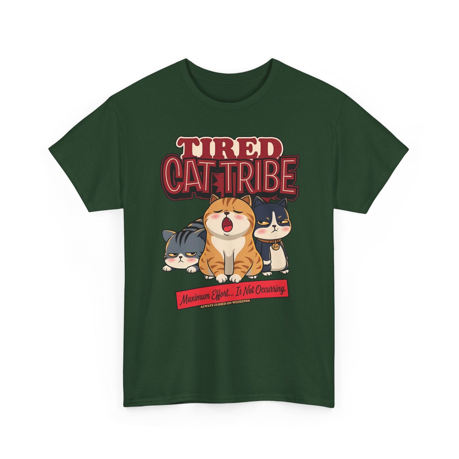 Tired Cat Tribe T-Shirt