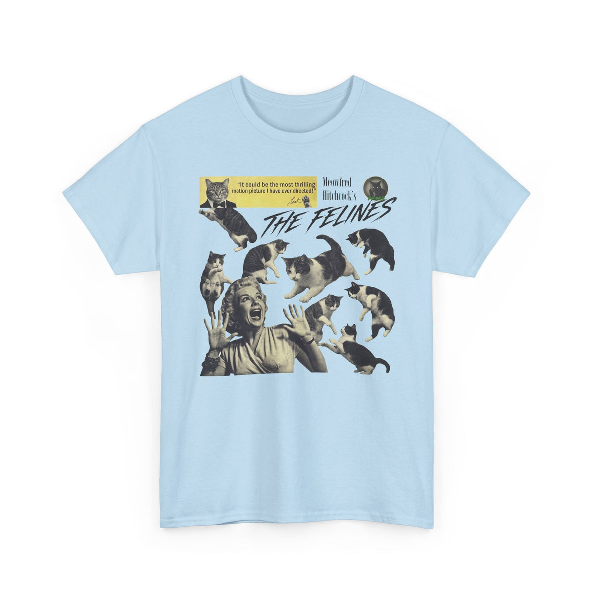 Retro Felines T-Shirt — Vintage Cat Graphic Tee