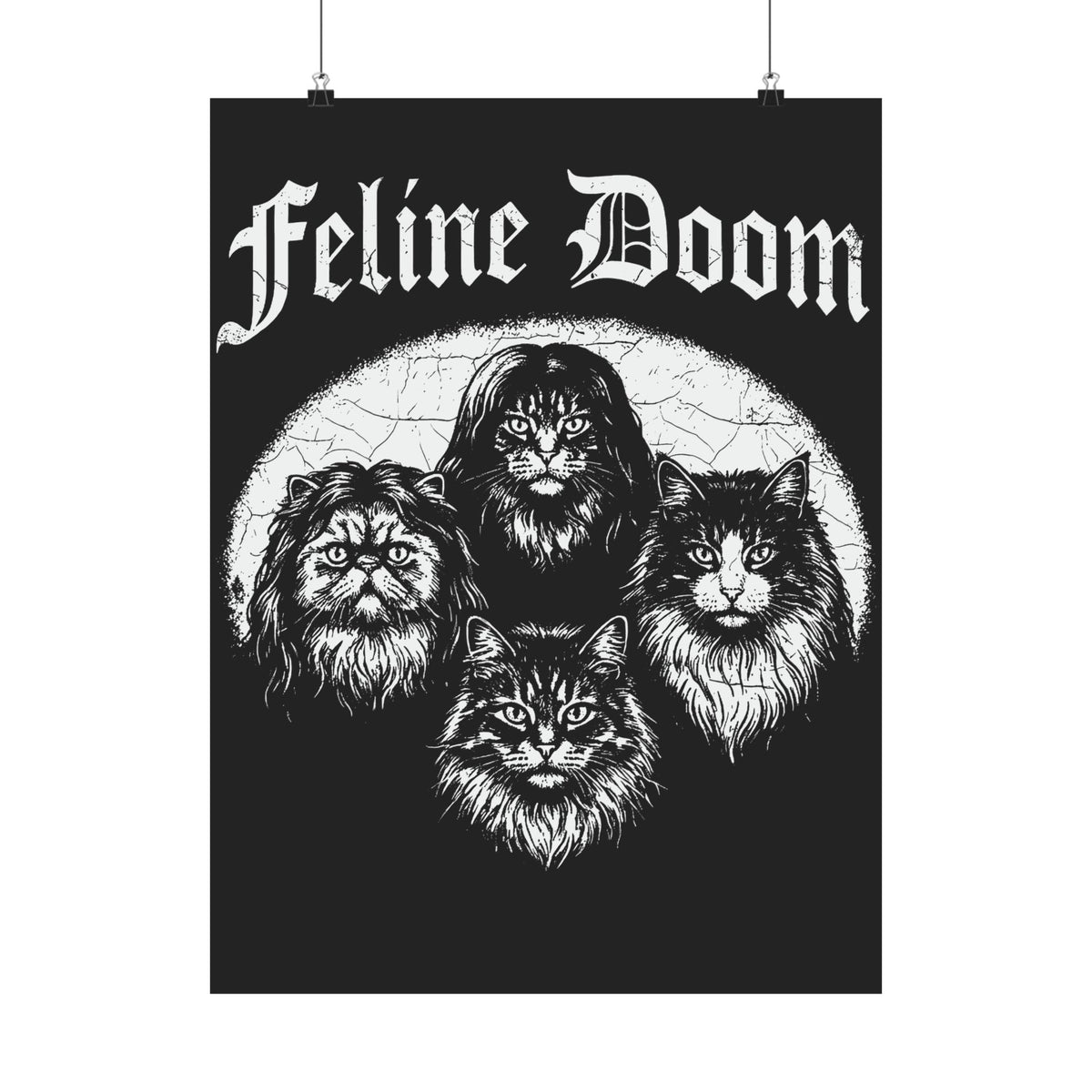 Feline Doom Cat Sabbath Poster