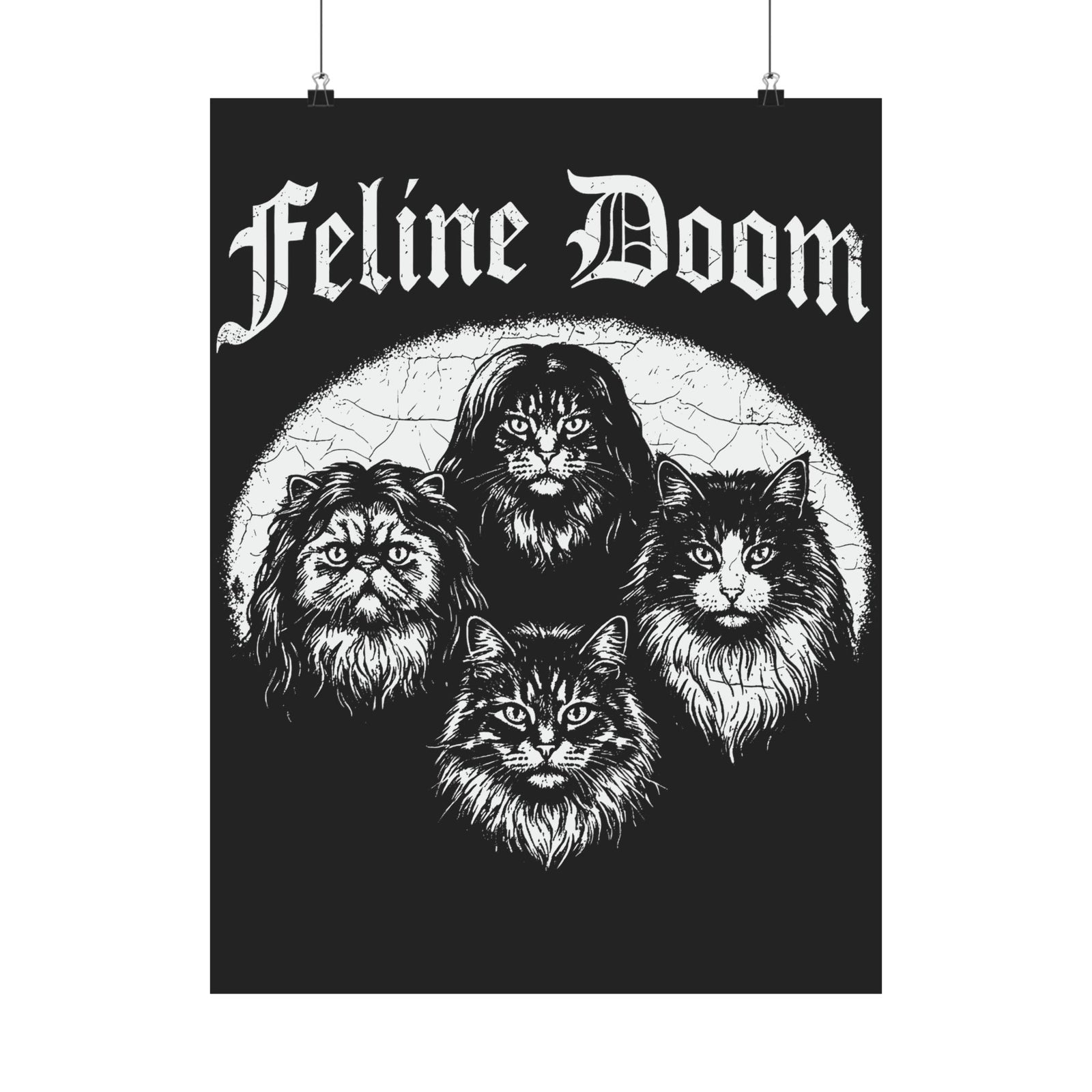 Feline Doom Cat Sabbath Poster