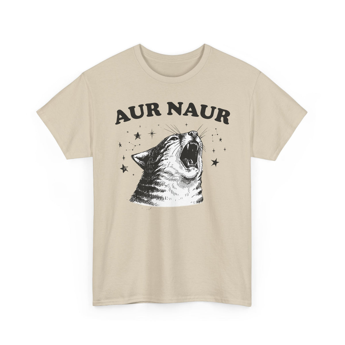Aur Naur Funny Cat T-Shirt — Cute Funny Cat Tee