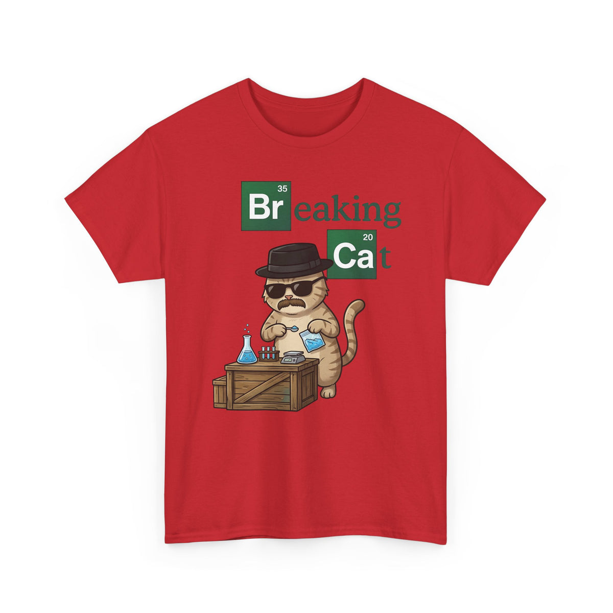 Breaking Cat T-Shirt — Funny Cat Graphic Tee