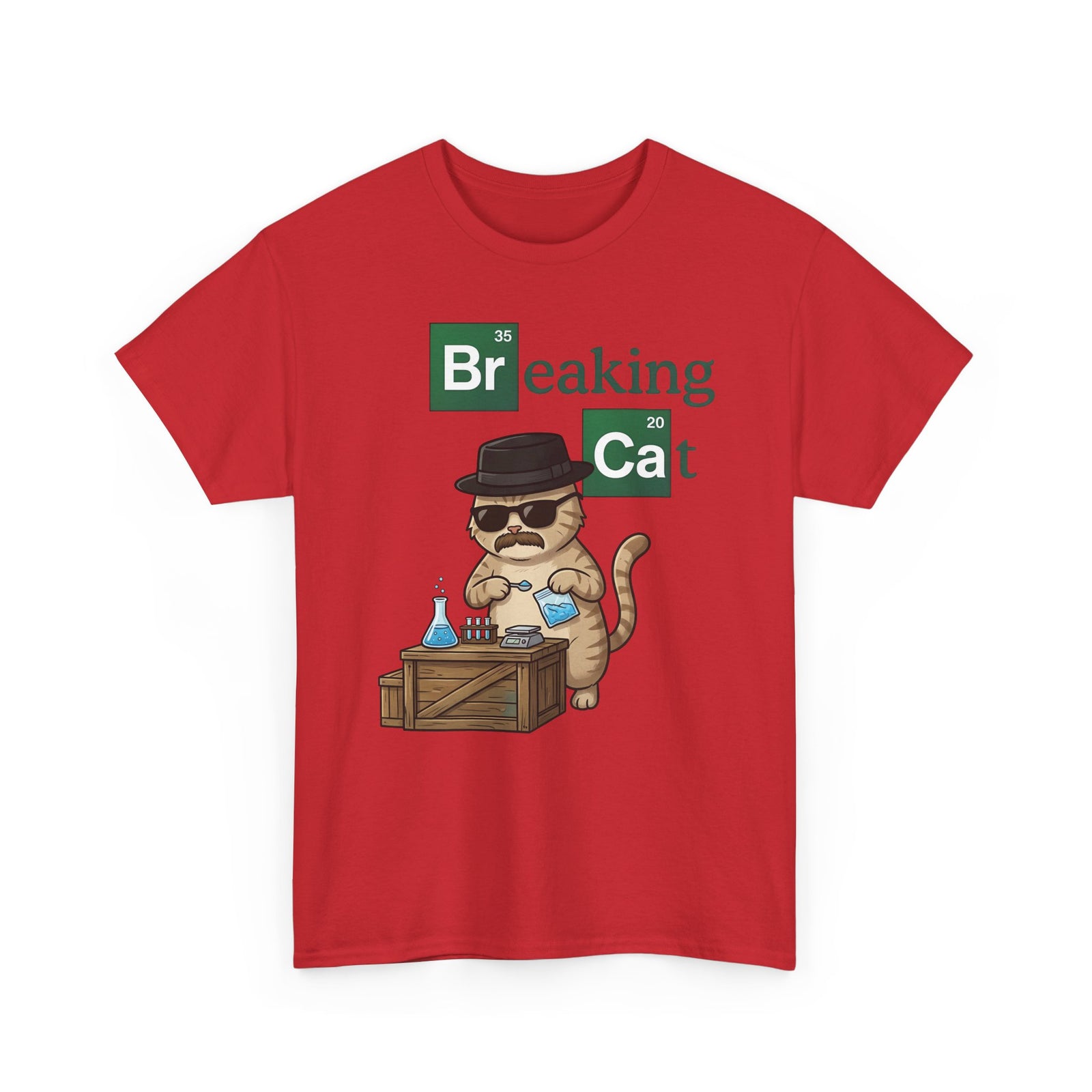 Breaking Cat T-Shirt — Funny Cat Graphic Tee
