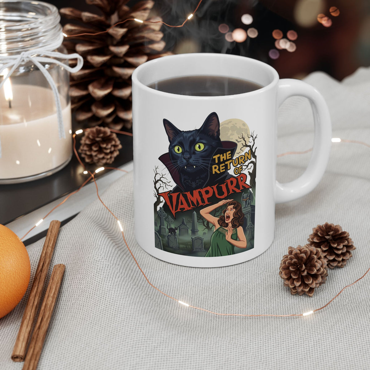 Vampurrr Cats 'The Return of Vampurrr' Ceramic Mug