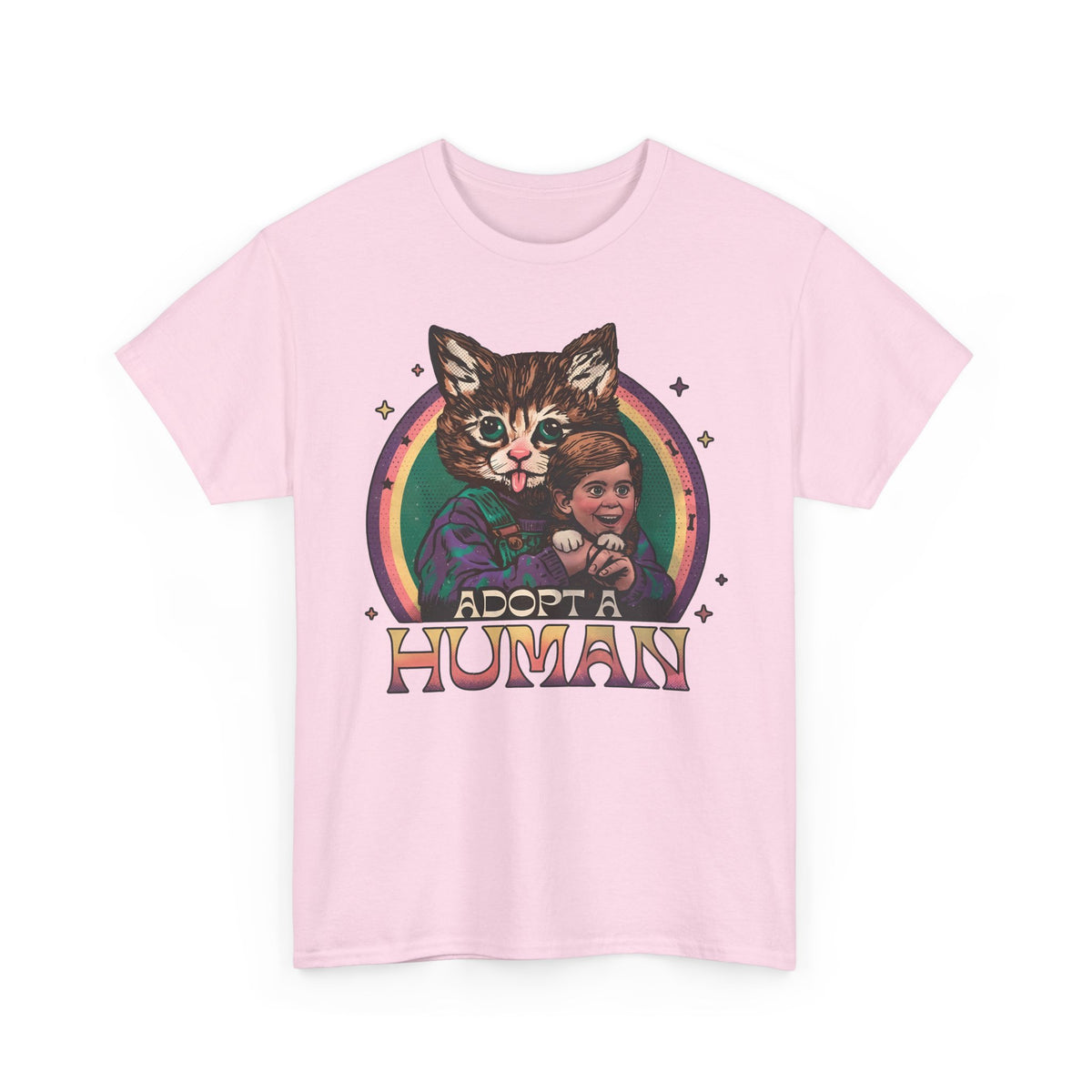 Adopt a Human Funny Cat T-Shirt