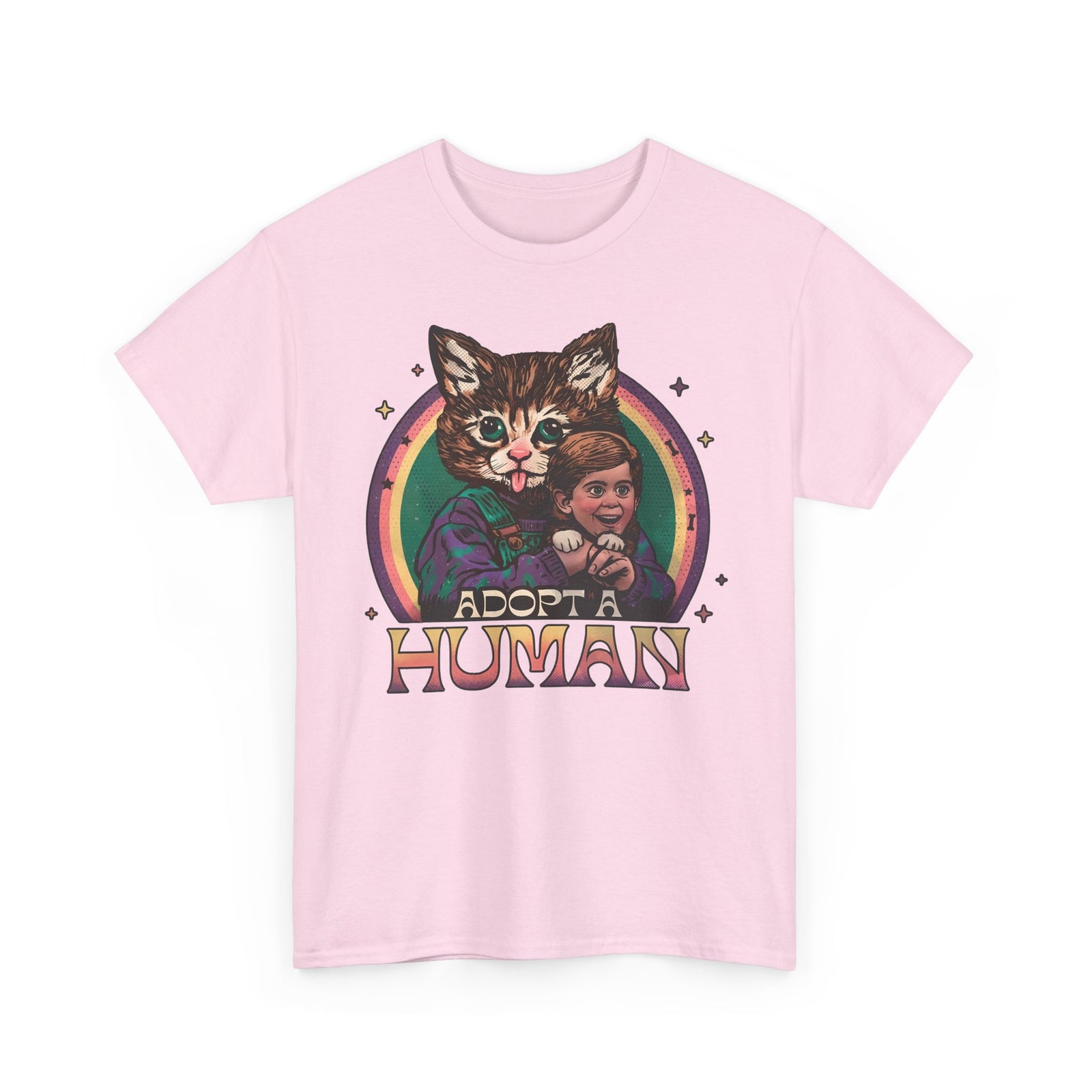 Adopt a Human Funny Cat T-Shirt