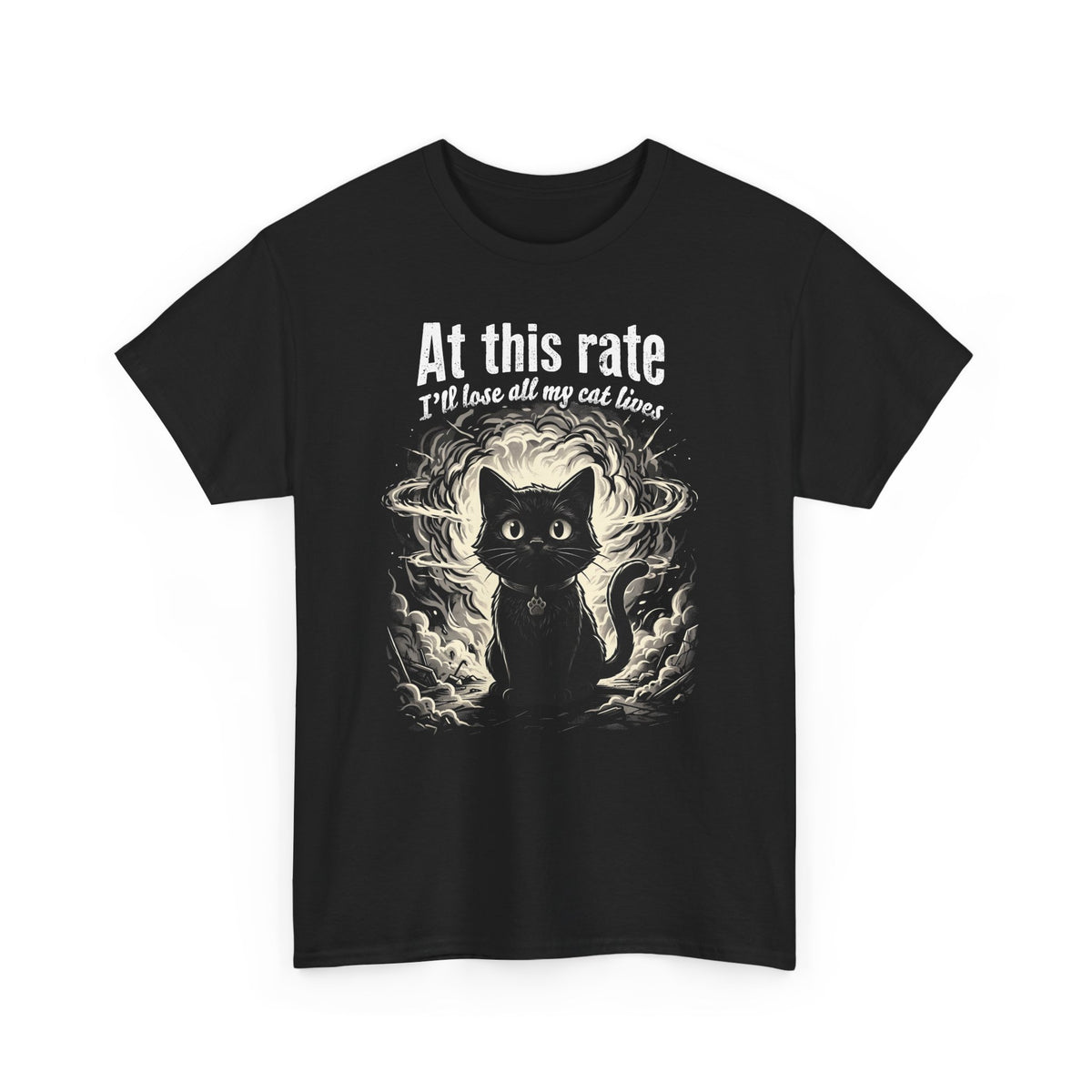 Apocalypse Cat T-Shirt Post-Apocalyptic Cat Graphic Tee