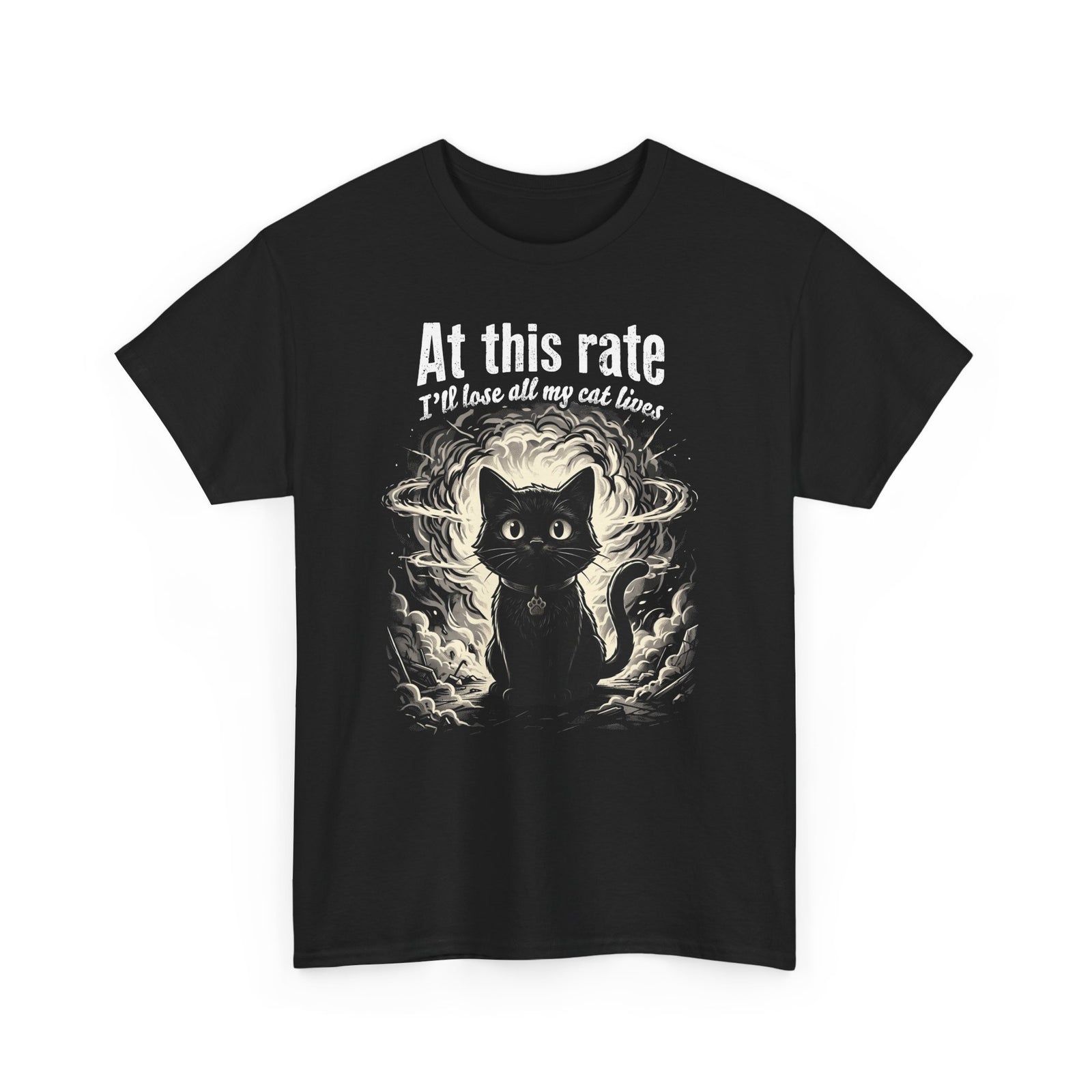 Apocalypse Cat T-Shirt Post-Apocalyptic Cat Graphic Tee