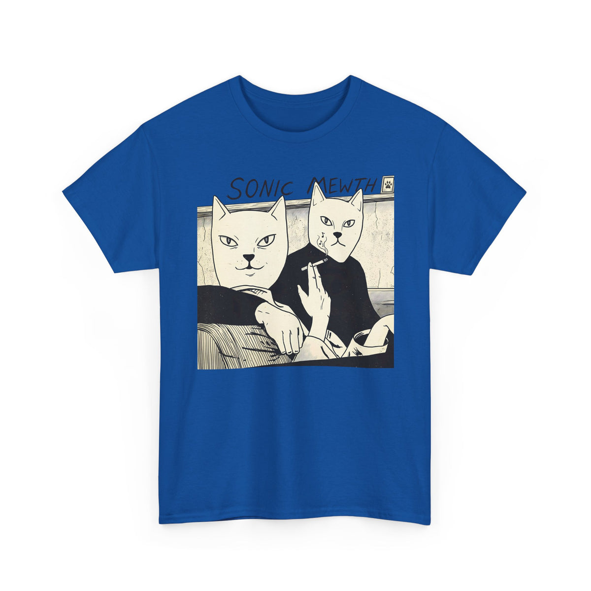 Funny Cat Parody T-Shirt — Cute Satirical Cat Tee