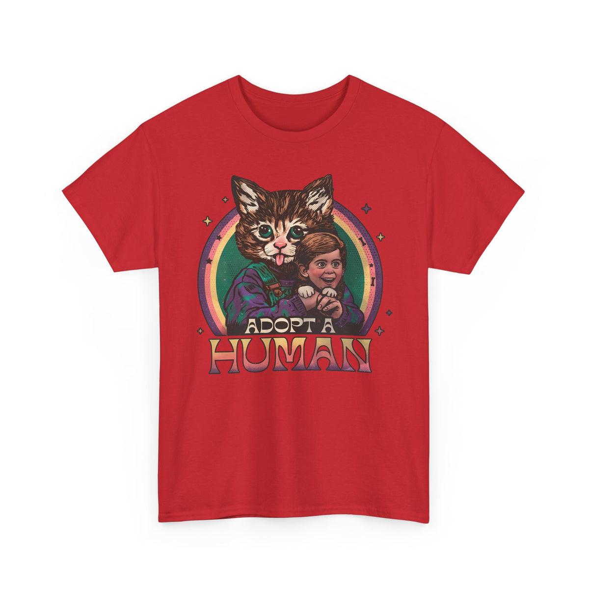 Adopt a Human Funny Cat T-Shirt