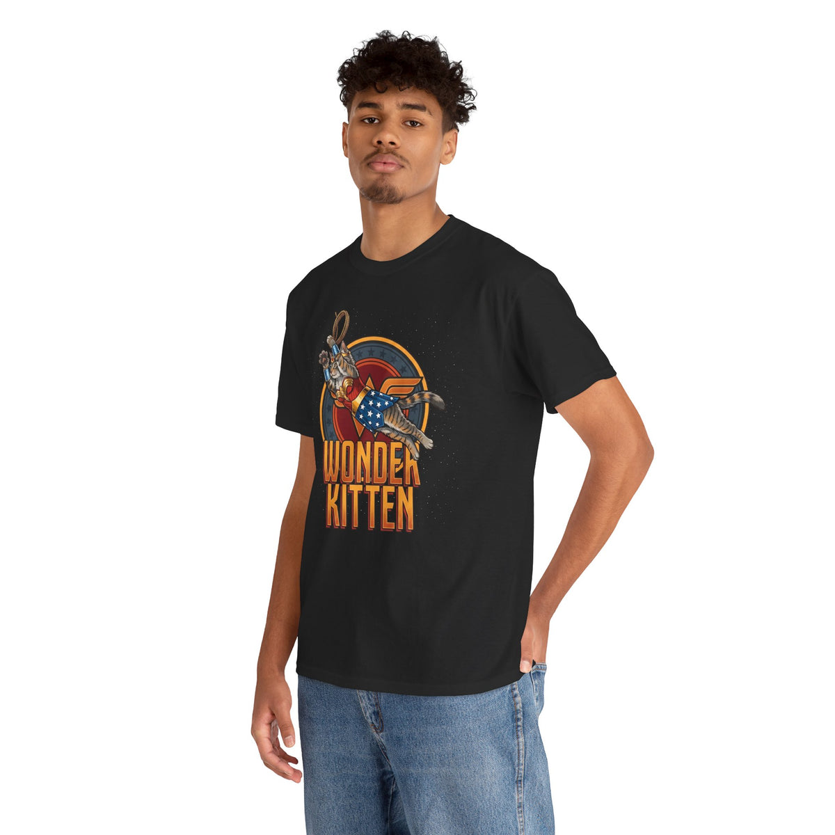 Wonder Kitten T-Shirt — Cute Graphic Cat Tee