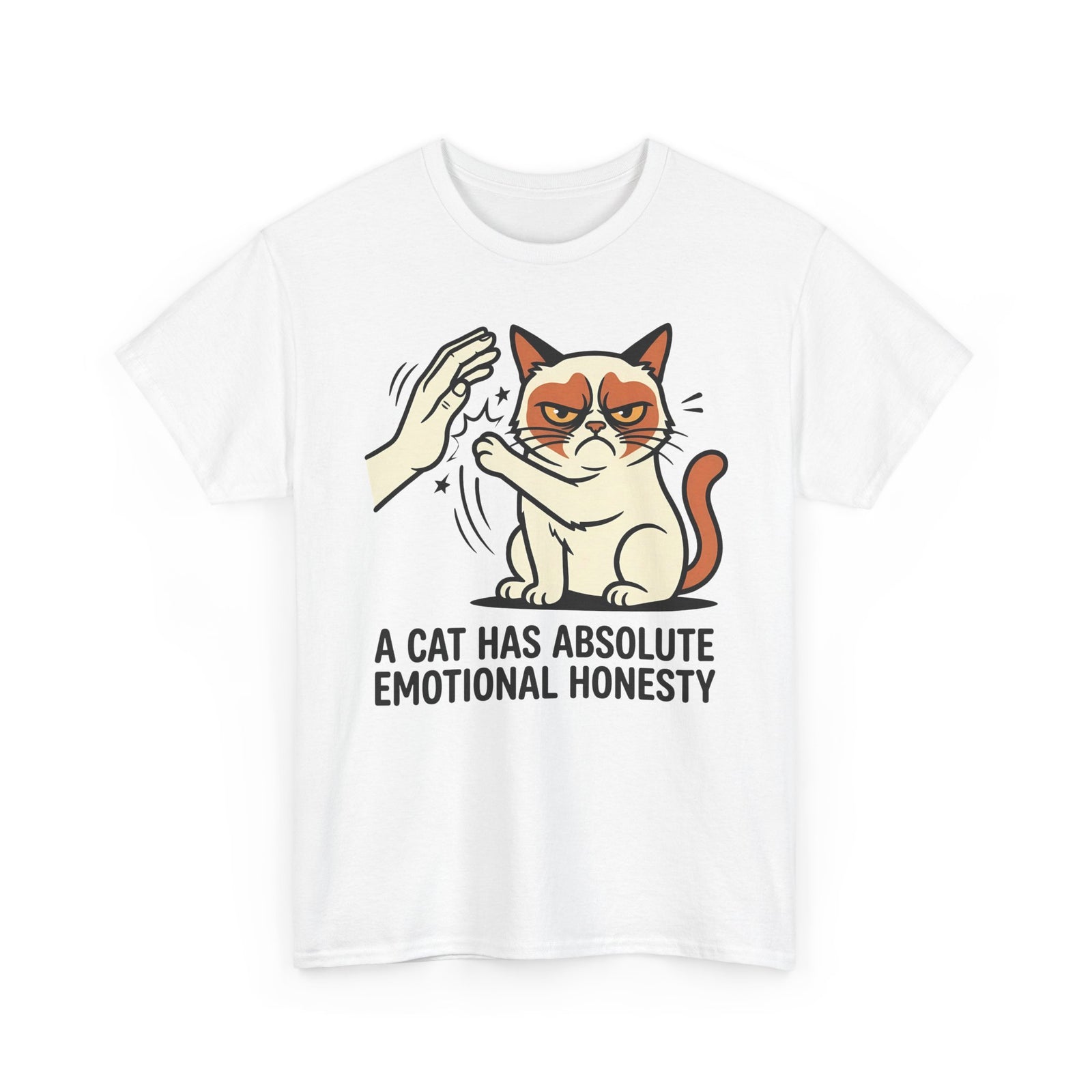 Funny Angry Cat Slap T-Shirt
