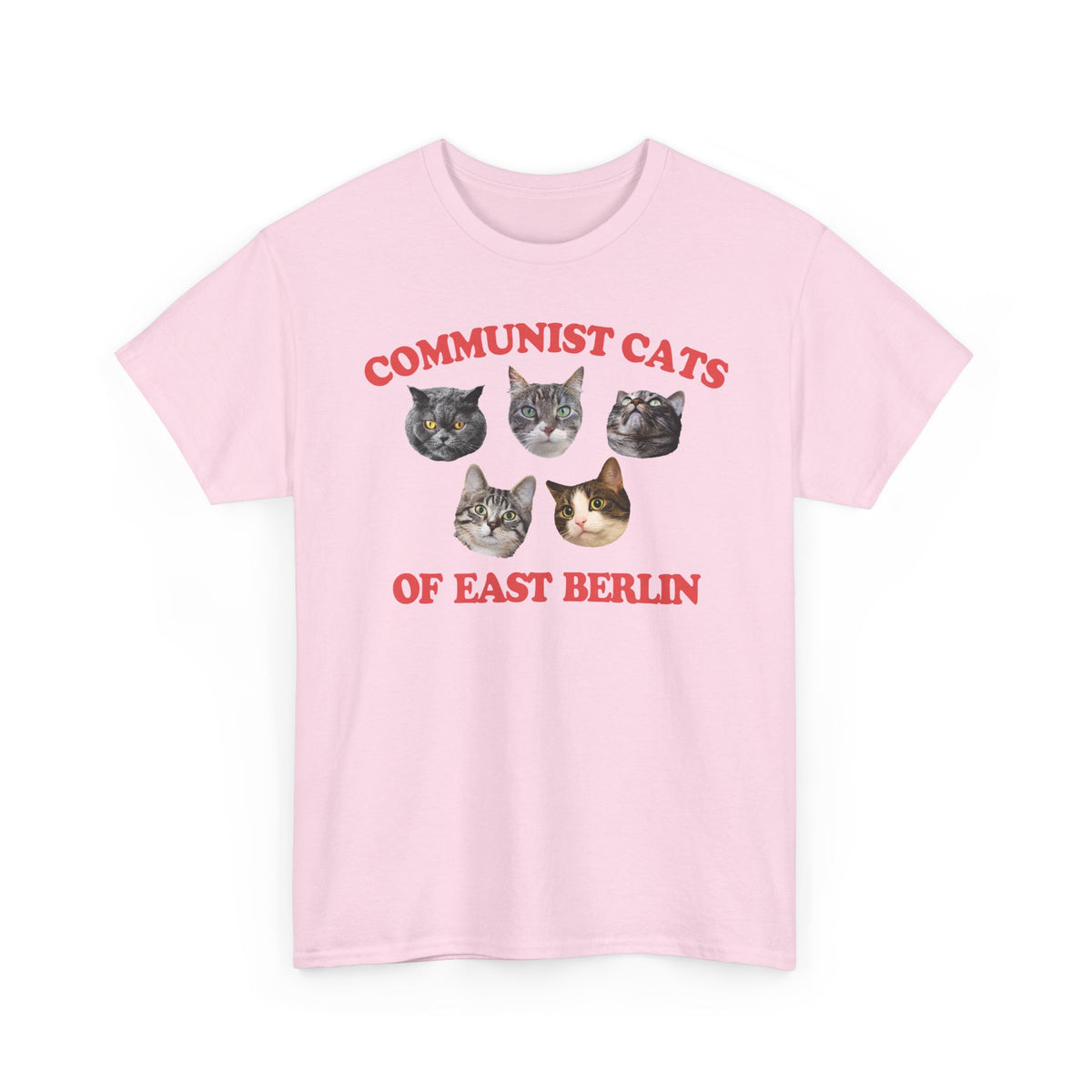 Communist Cats of East Berlin T-Shirt — Retro Socialist Cat Tee