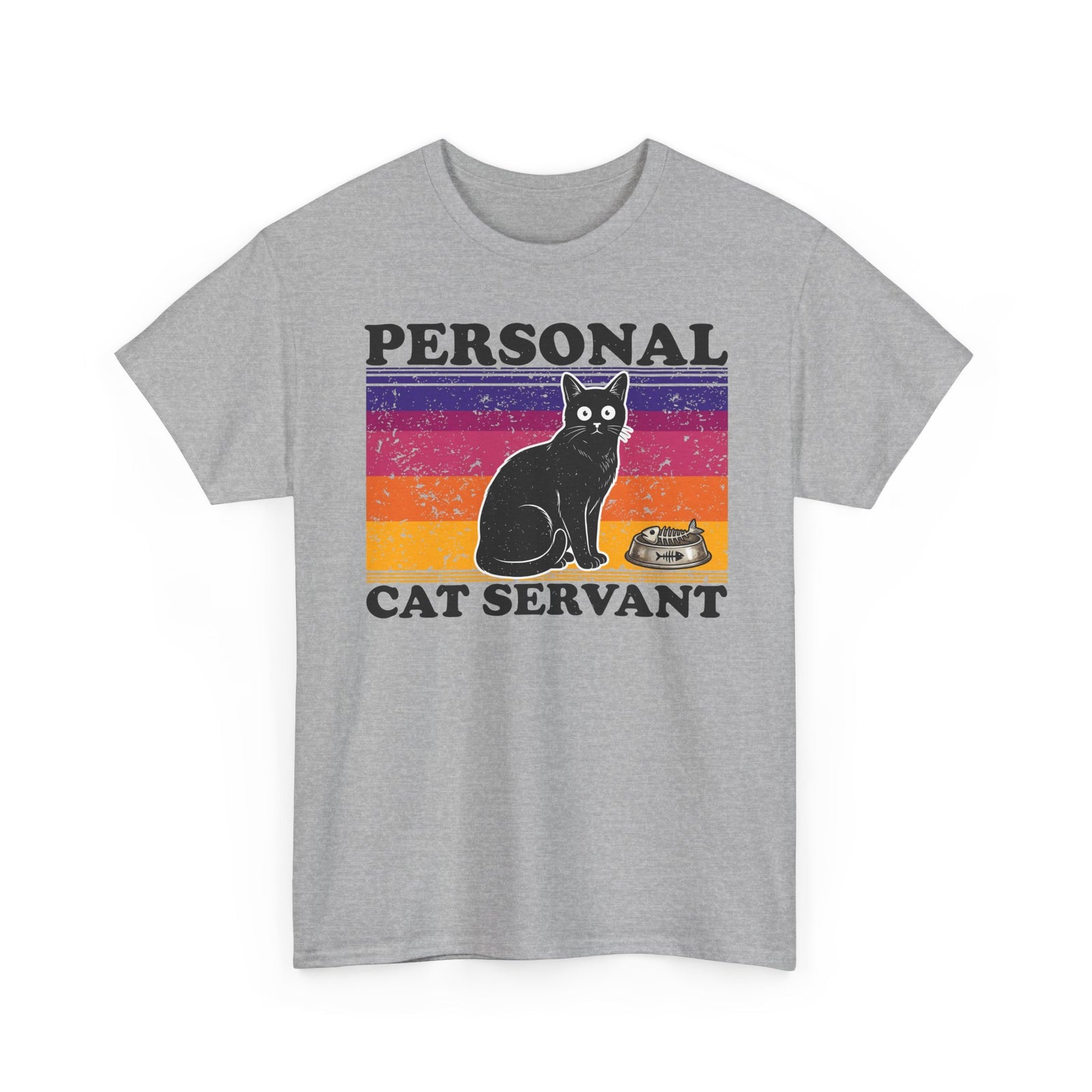 Personal Cat Servant T-Shirt — Funny Cat Lover Tee