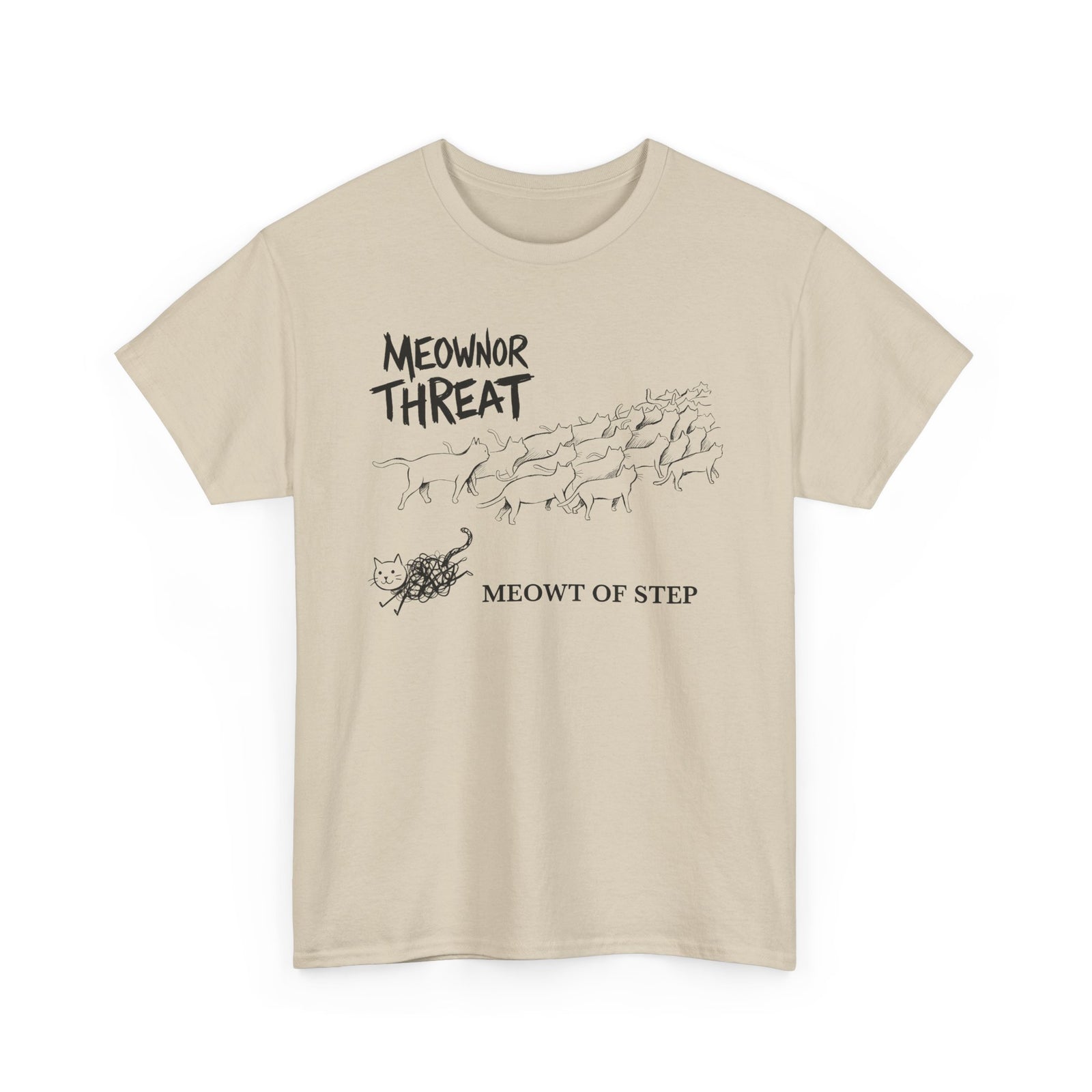 Meownor Thread Meowt Of Step T-Shirt — Funny Cat Dance Graphic Tee