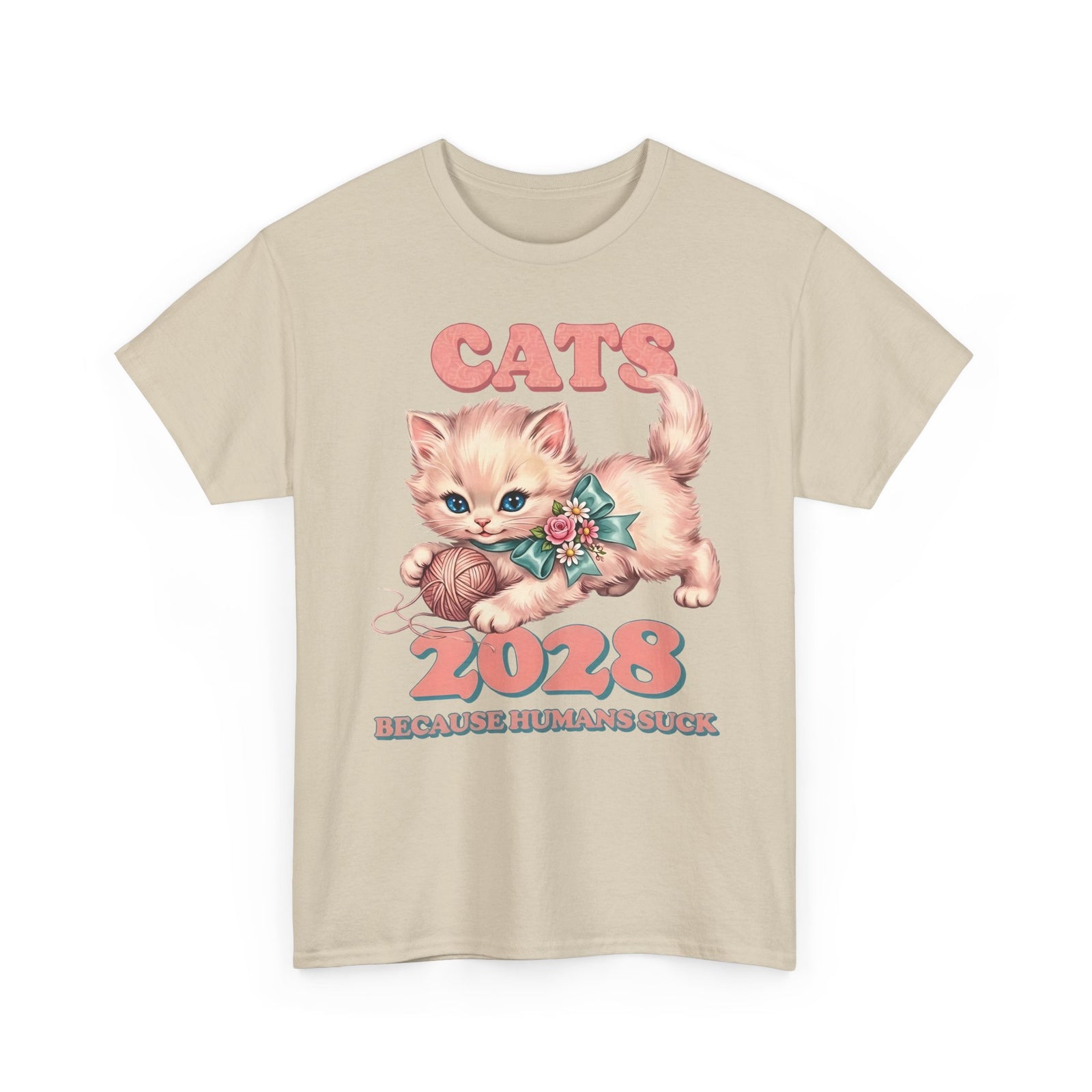 Vote for Cats T-Shirt  Funny Cat Political Tee