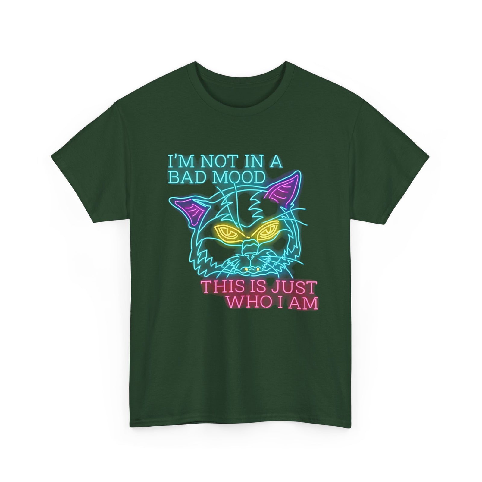 Bad Cat 'I'm Not In A Bad Mood' T-Shirt