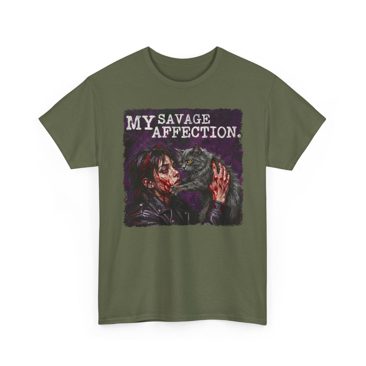 My Savage Affection T-Shirt — Bold Romantic Graphic Tee