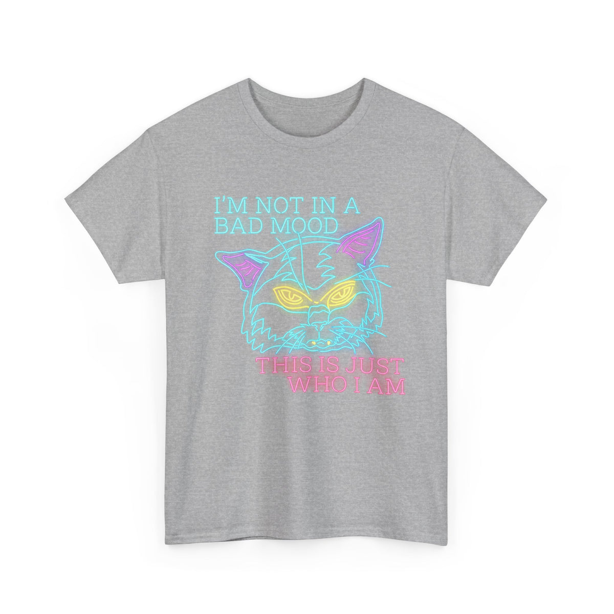 Bad Cat 'I'm Not In A Bad Mood' T-Shirt
