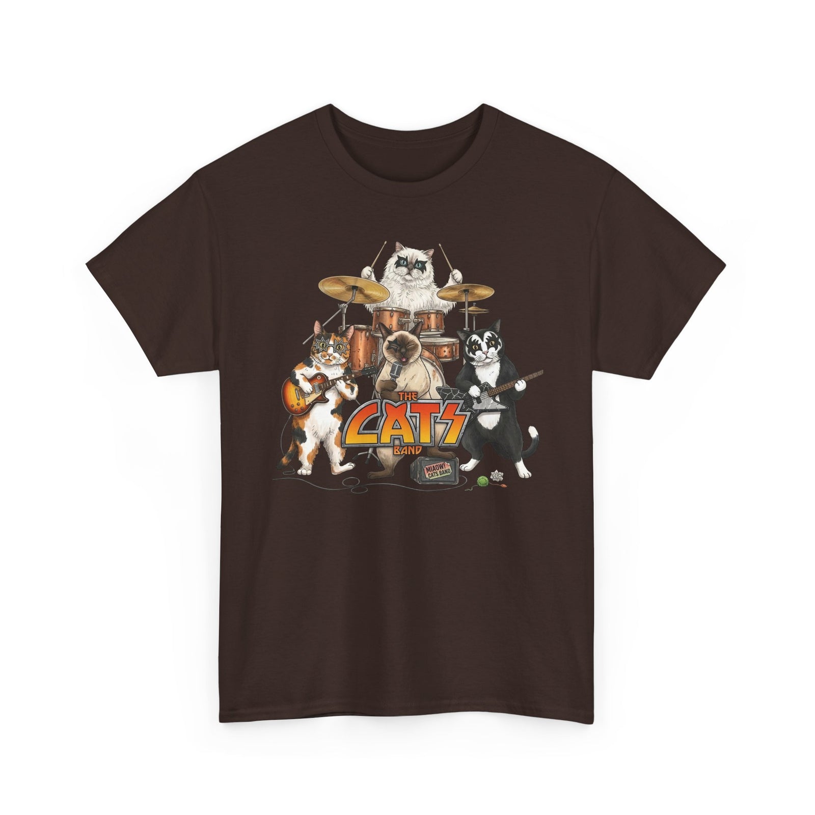 The Cats Band T-Shirt — Retro Cat Band Graphic Tee
