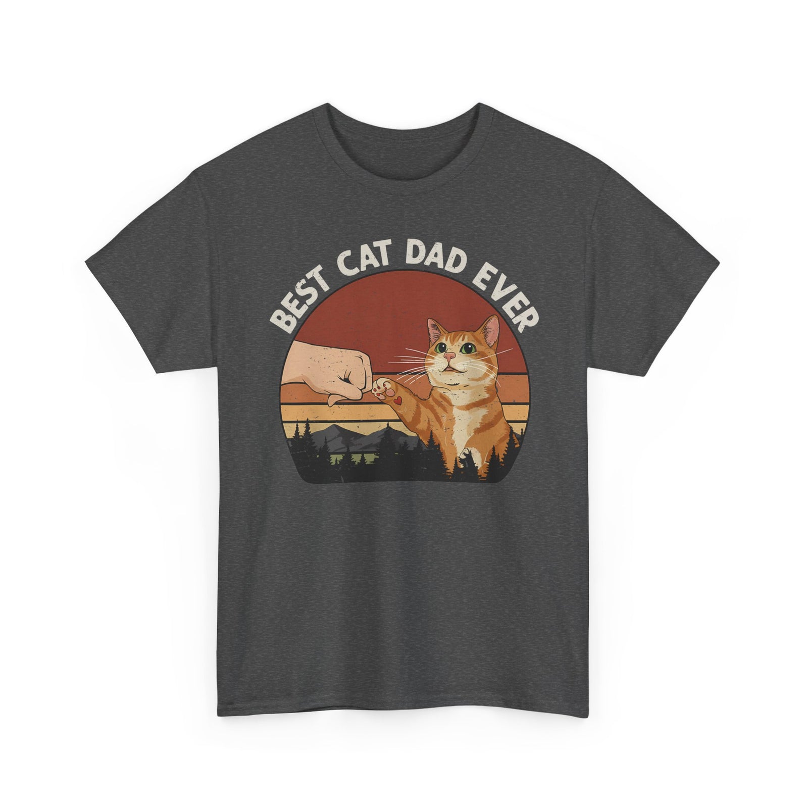 Best Cat Dad Ever Tee — Funny Cat Dad T-Shirt
