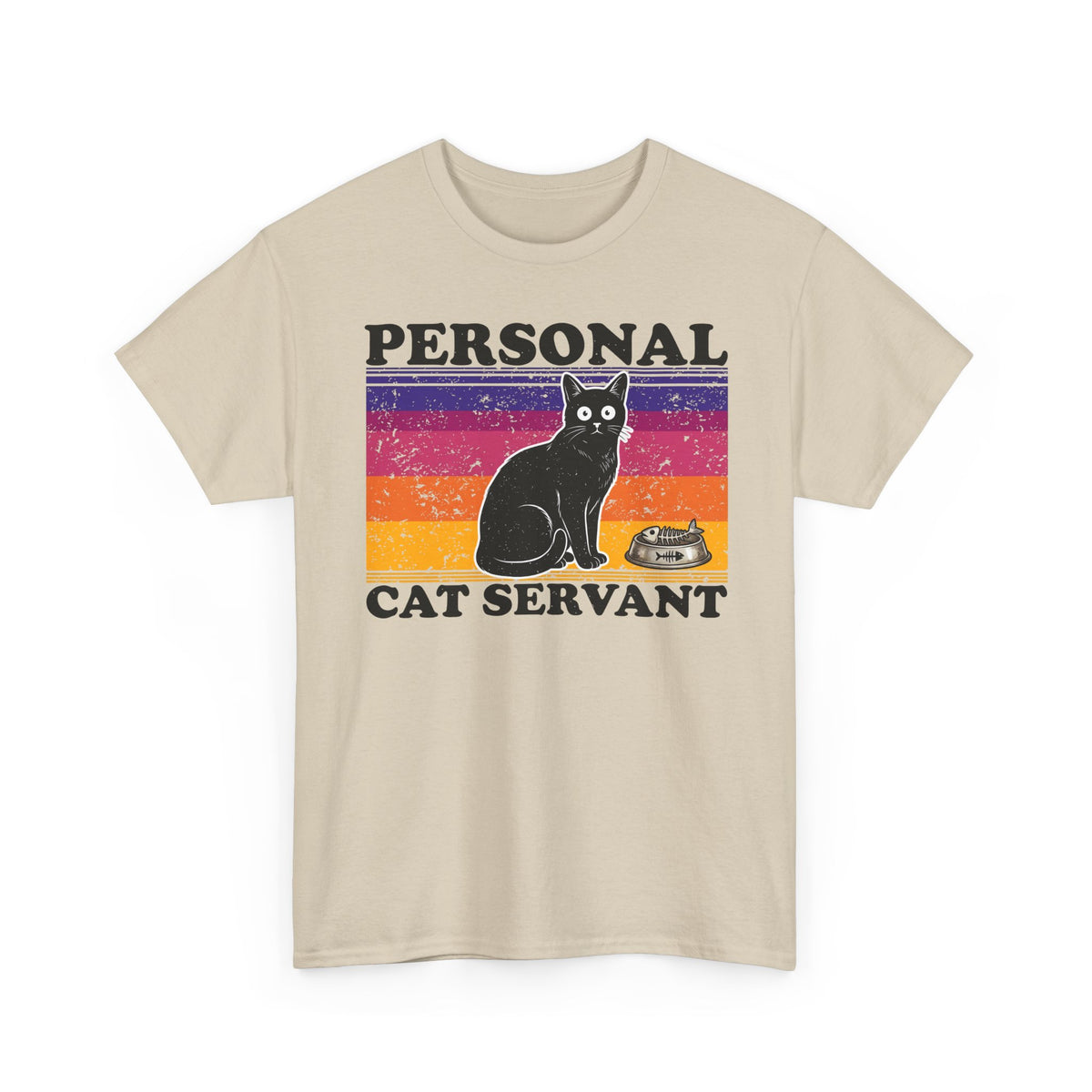 Personal Cat Servant T-Shirt — Funny Cat Lover Tee
