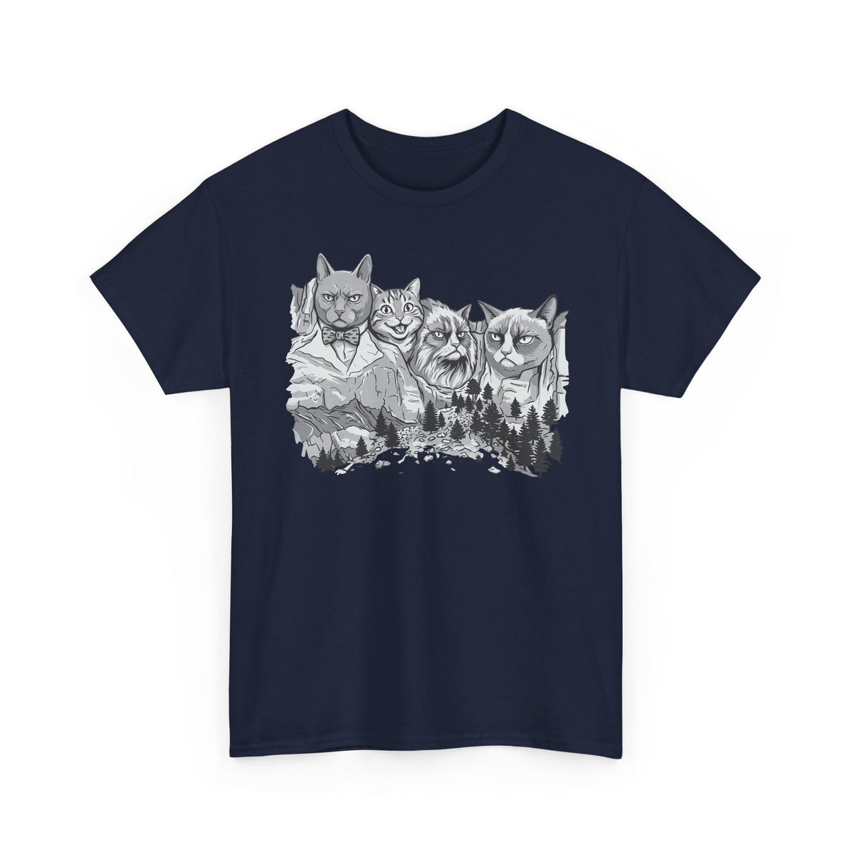 Rushmeow Graphic Tee — Cat Lover T-Shirt