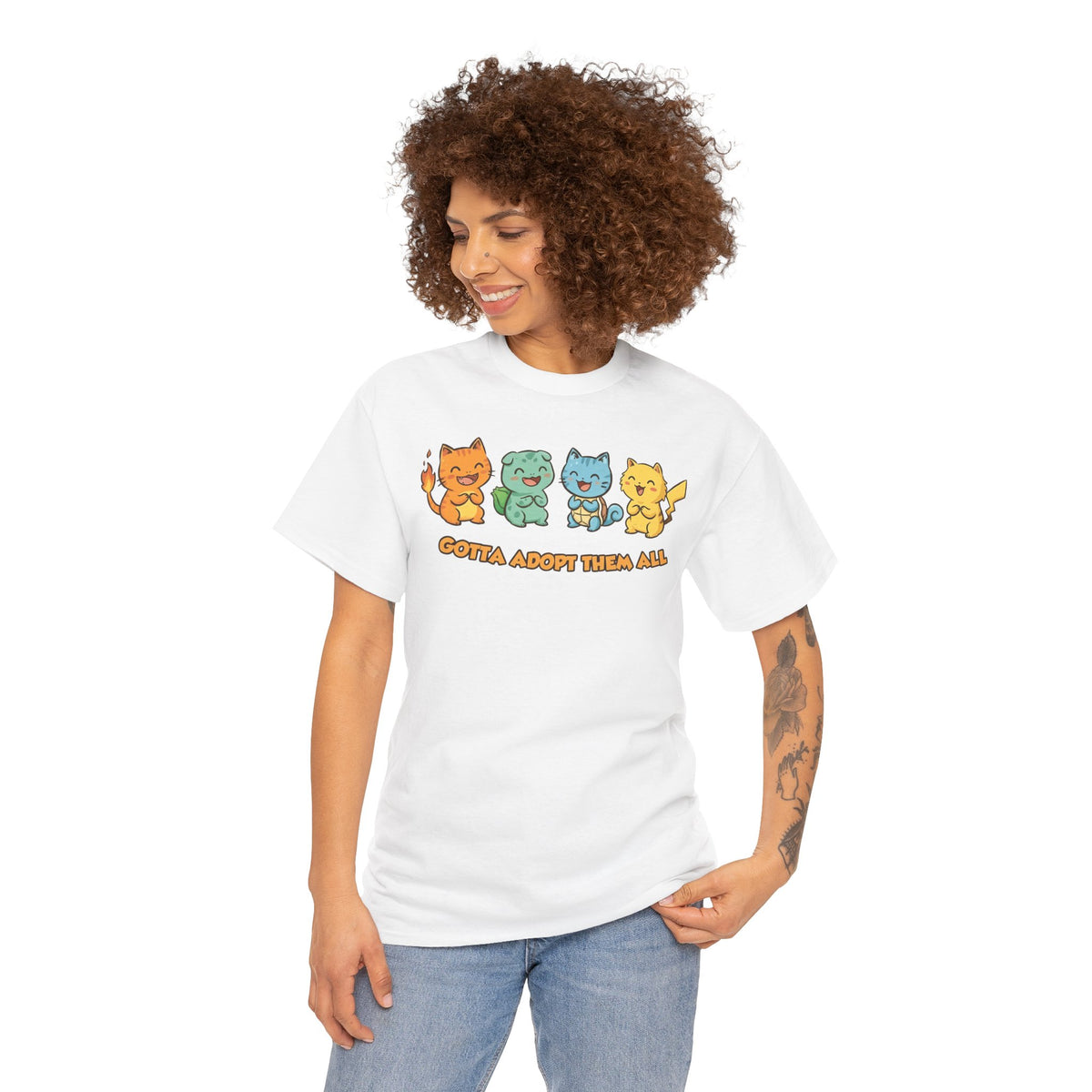 Gotta Adopt Them All Cat T-Shirt