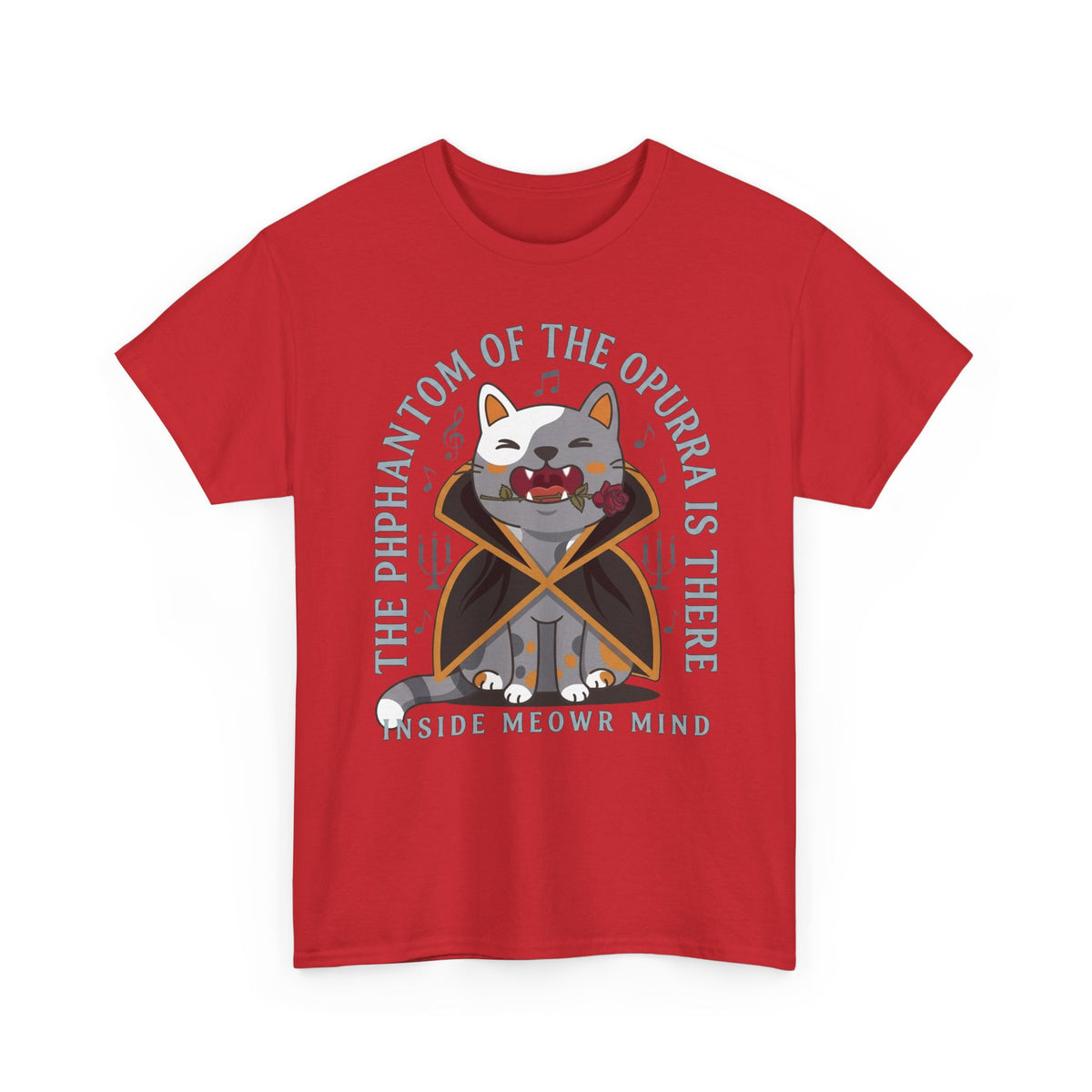 Phantom of the Opurra T-Shirt — Cat Musical Parody Tee