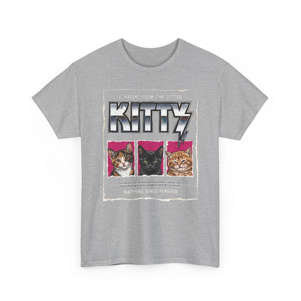 Straight From the Litter Kitty T-Shirt Funny Cat Lover Tee