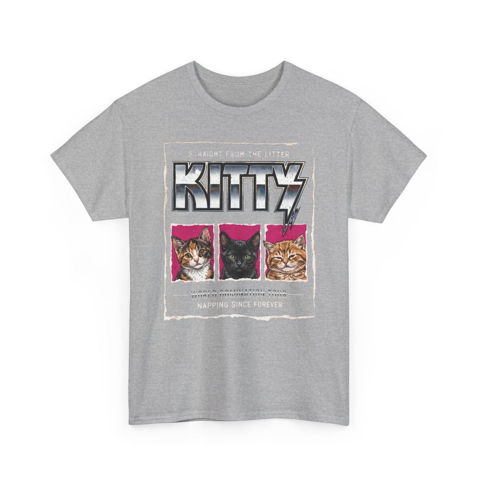 Straight From the Litter Kitty T-Shirt Funny Cat Lover Tee
