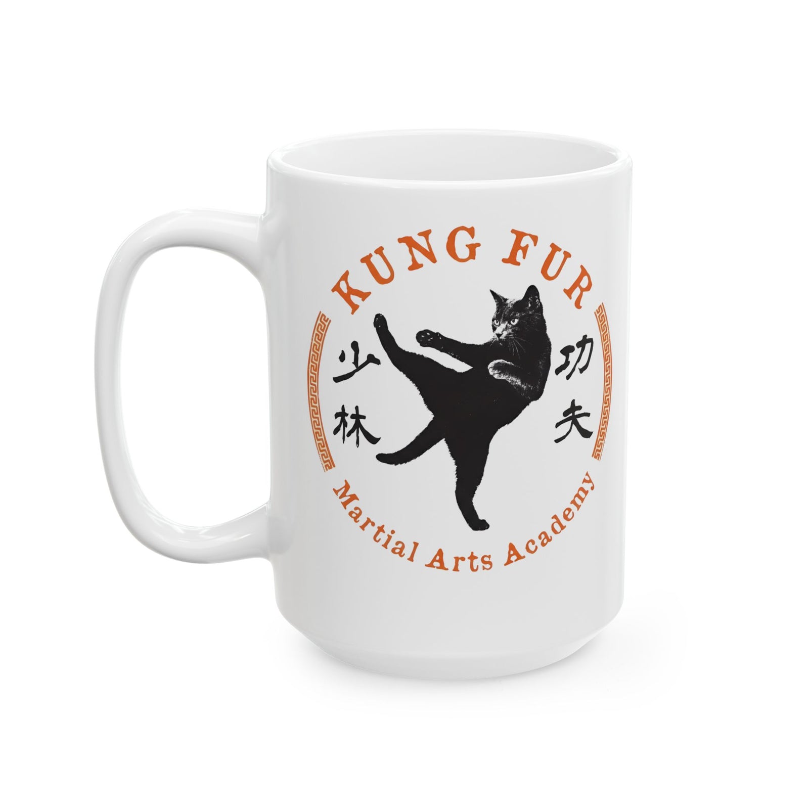 Kung Fur Cat Ceramic Mug