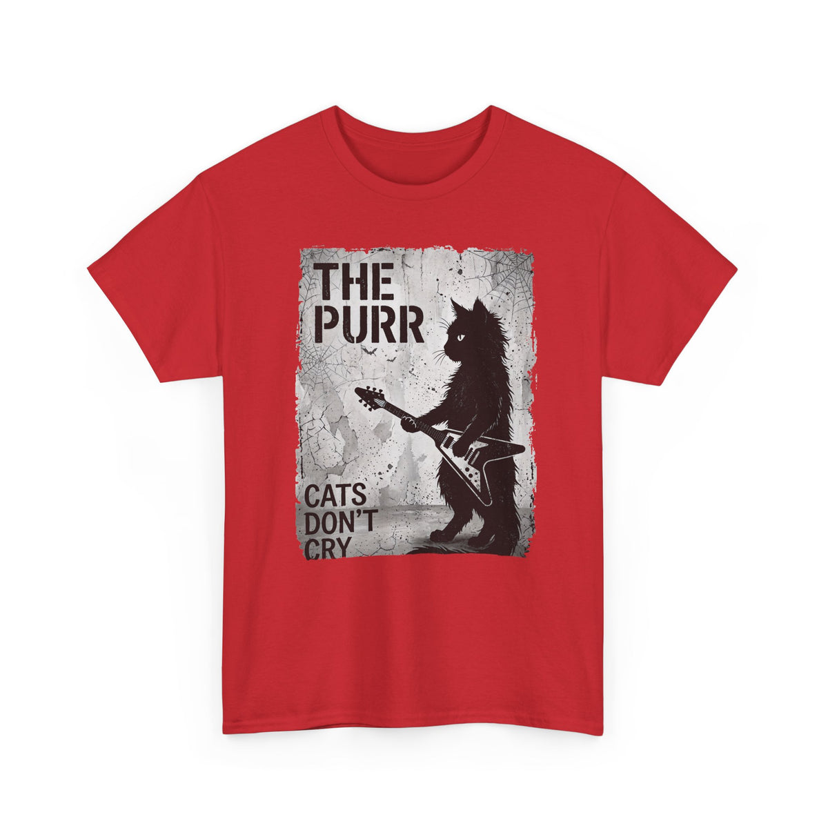 Purr Cats Don't Cry T-Shirt — Cute Cat Graphic Tee