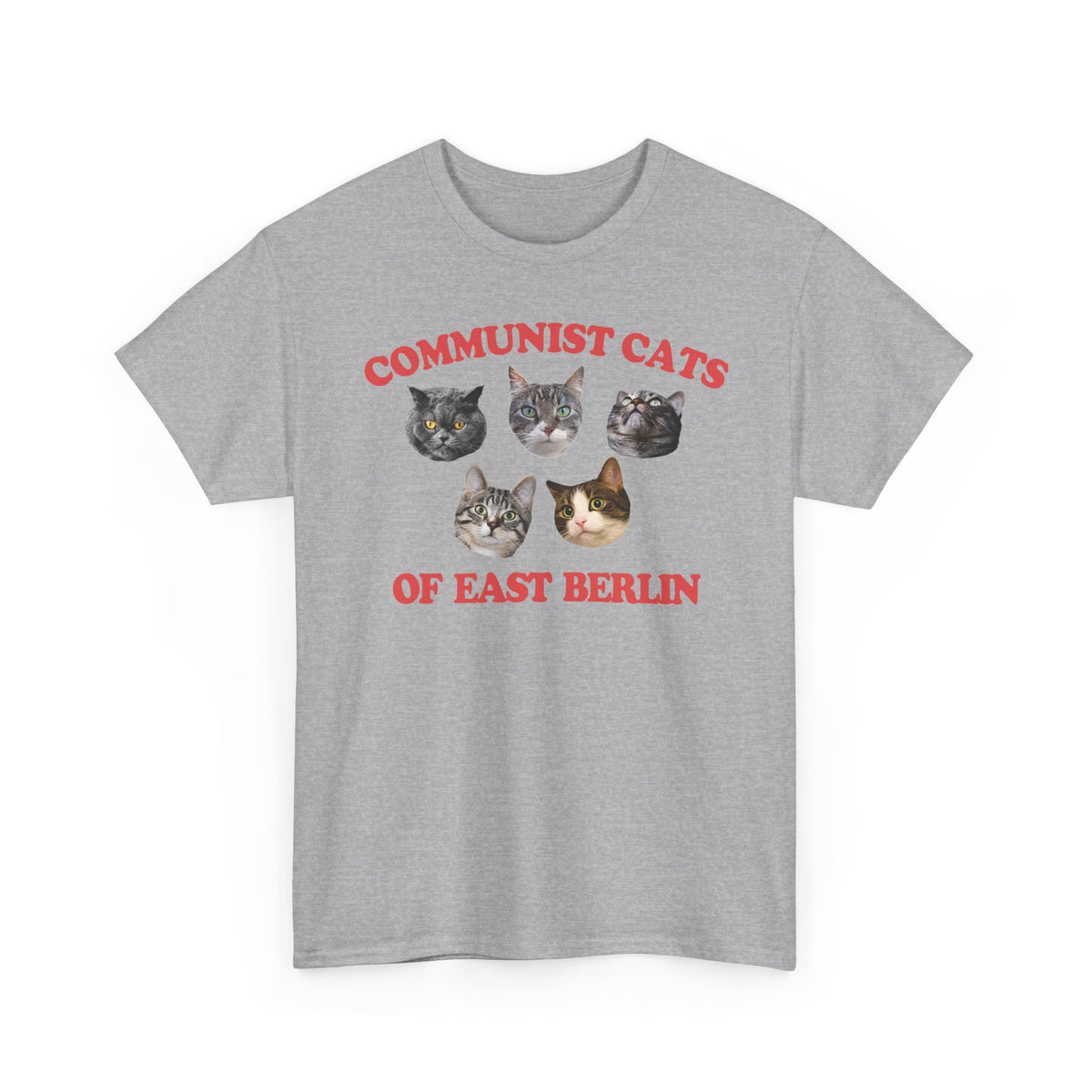 Communist Cats of East Berlin T-Shirt — Retro Socialist Cat Tee