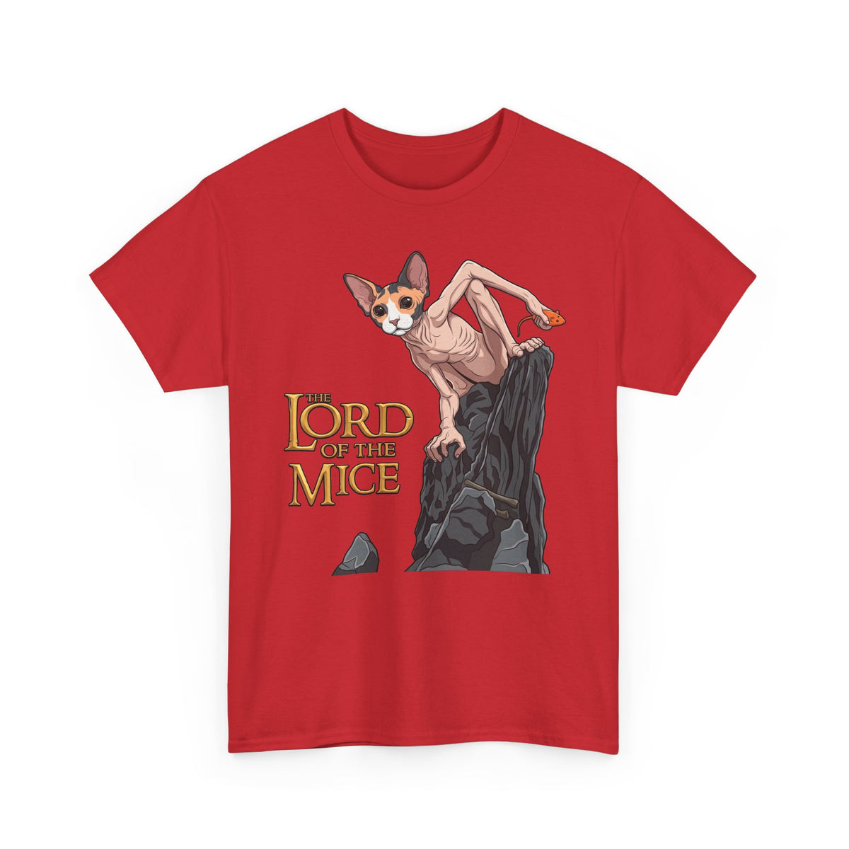 Lord of the Mice T‑Shirt — Fantasy Sphynx Cat Parody Tee