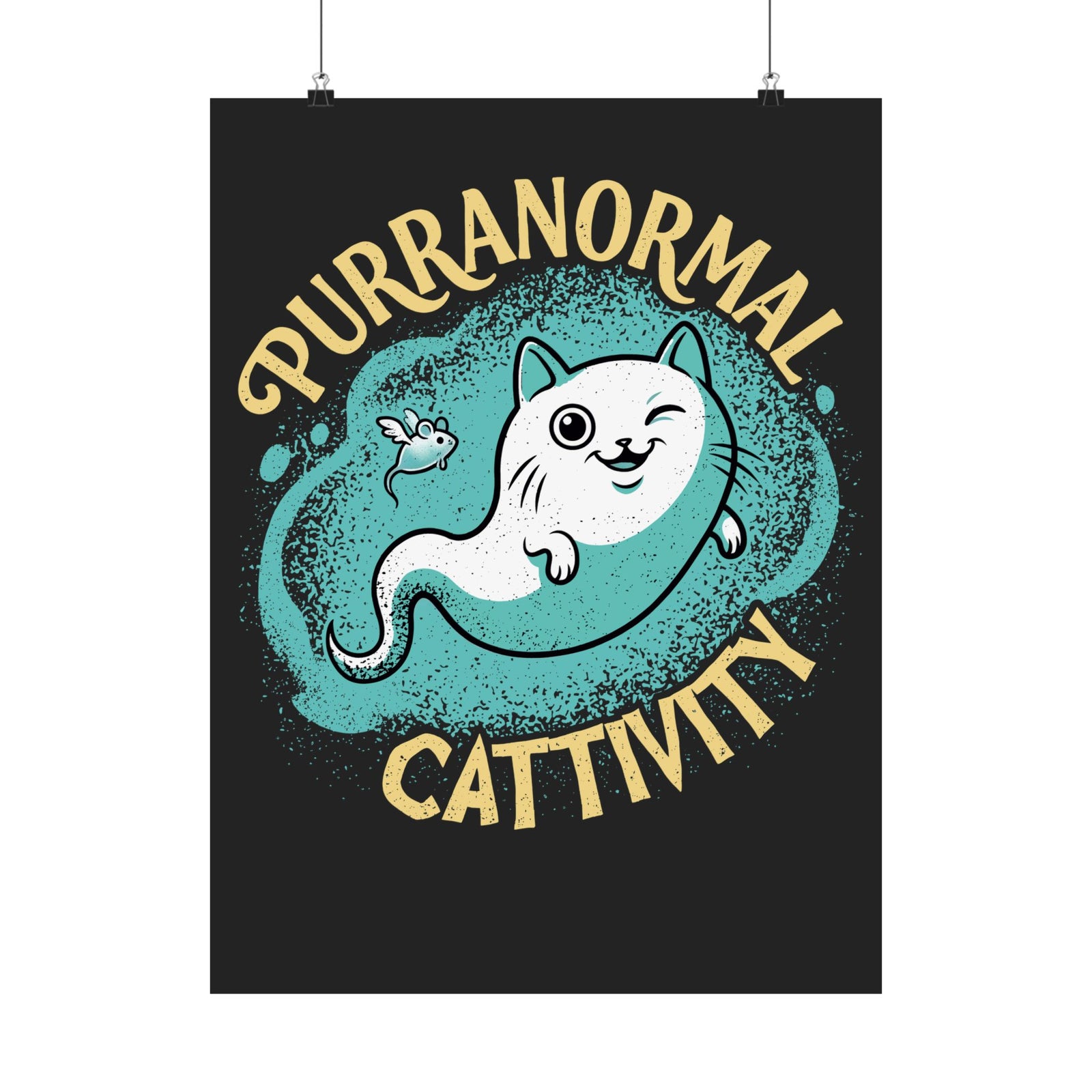 Purranormal Cattivity Poster — Funny Paranormal Cat Poster