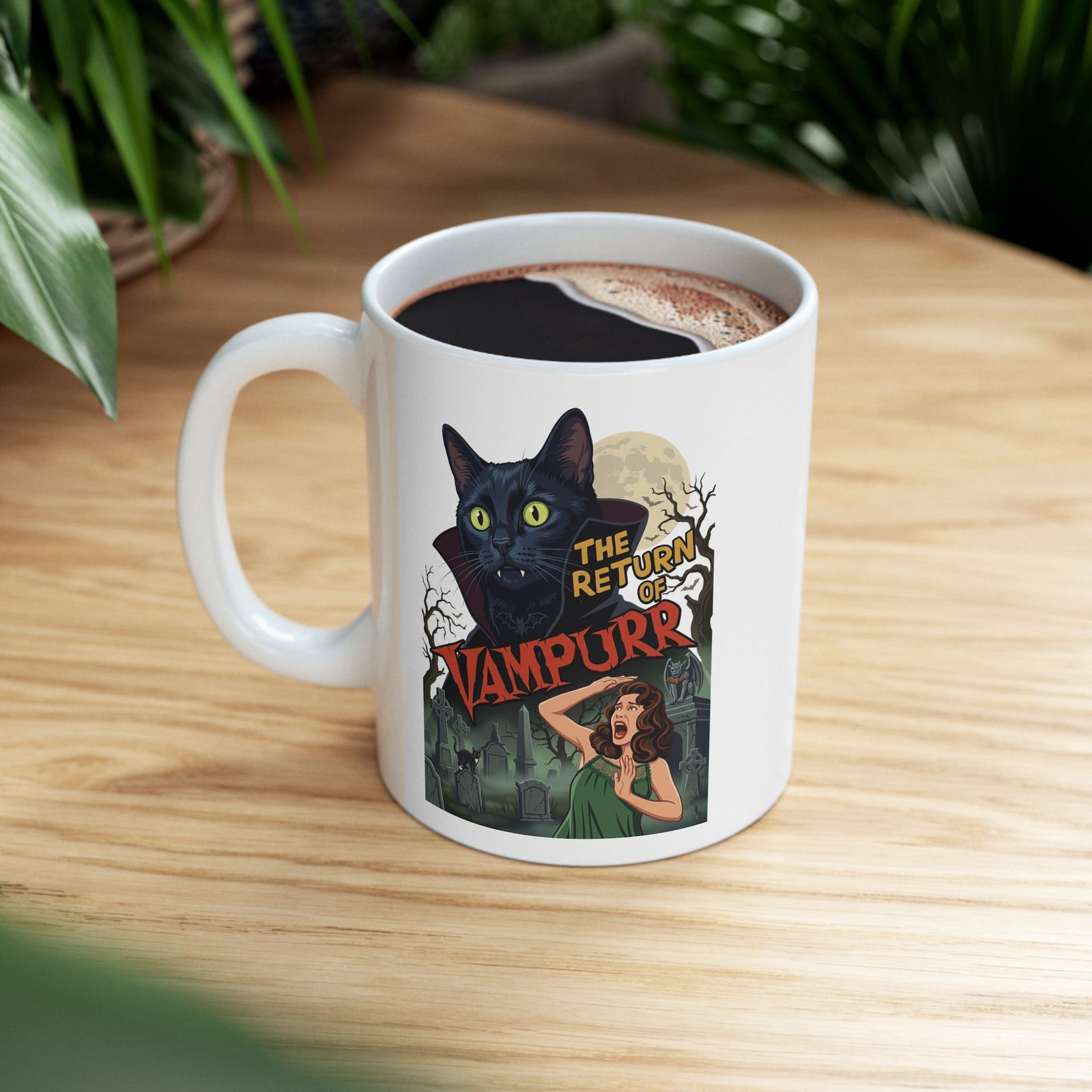 Vampurrr Cats 'The Return of Vampurrr' Ceramic Mug