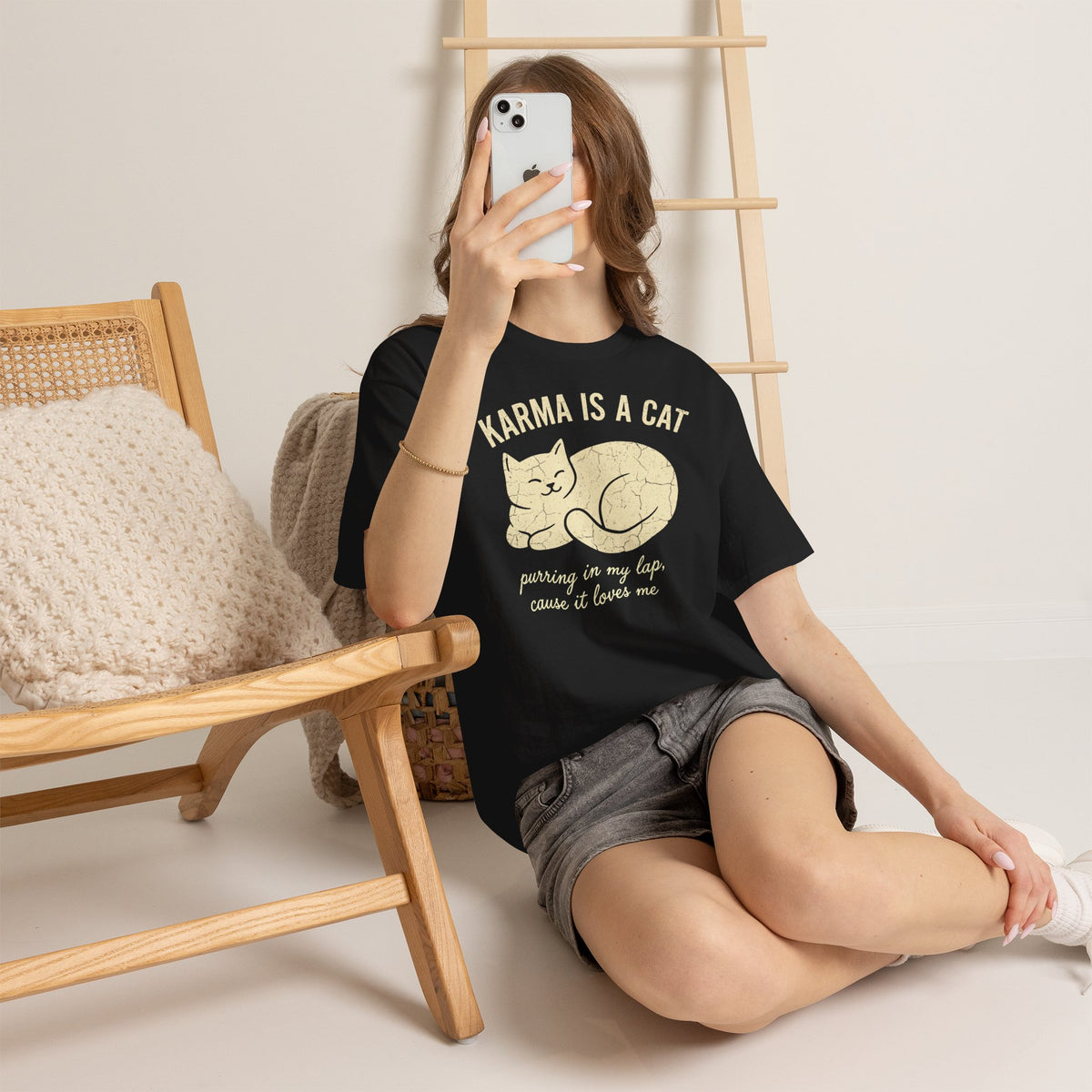Karma Is A Cat T-Shirt
